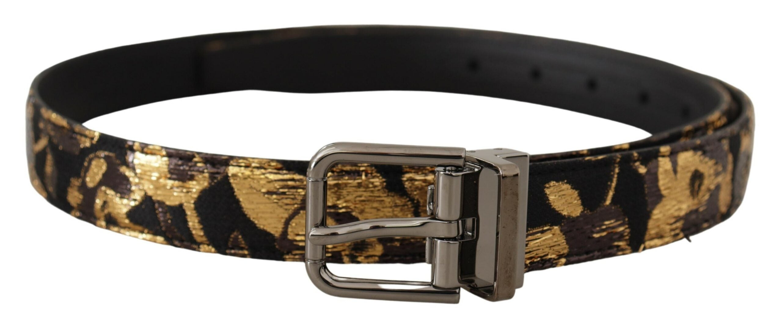 Dolce & Gabbana Multicolor Leather Belt with Black Buckle - Luksusmuotia Dolce & Gabbana - Tutustu YVES JAVANNI® 