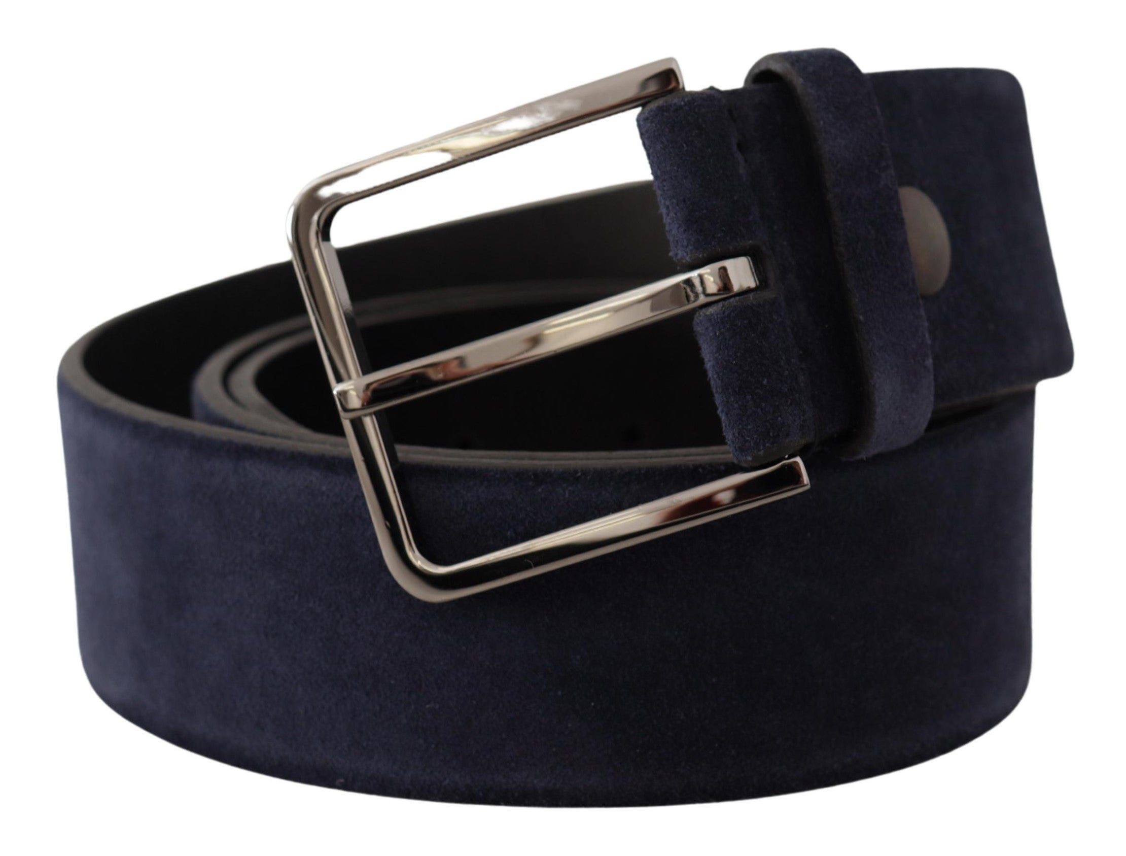 Dolce & Gabbana Navy Elegance Velvet Leather Belt - Luksusmuotia Dolce & Gabbana - Tutustu YVES JAVANNI® 