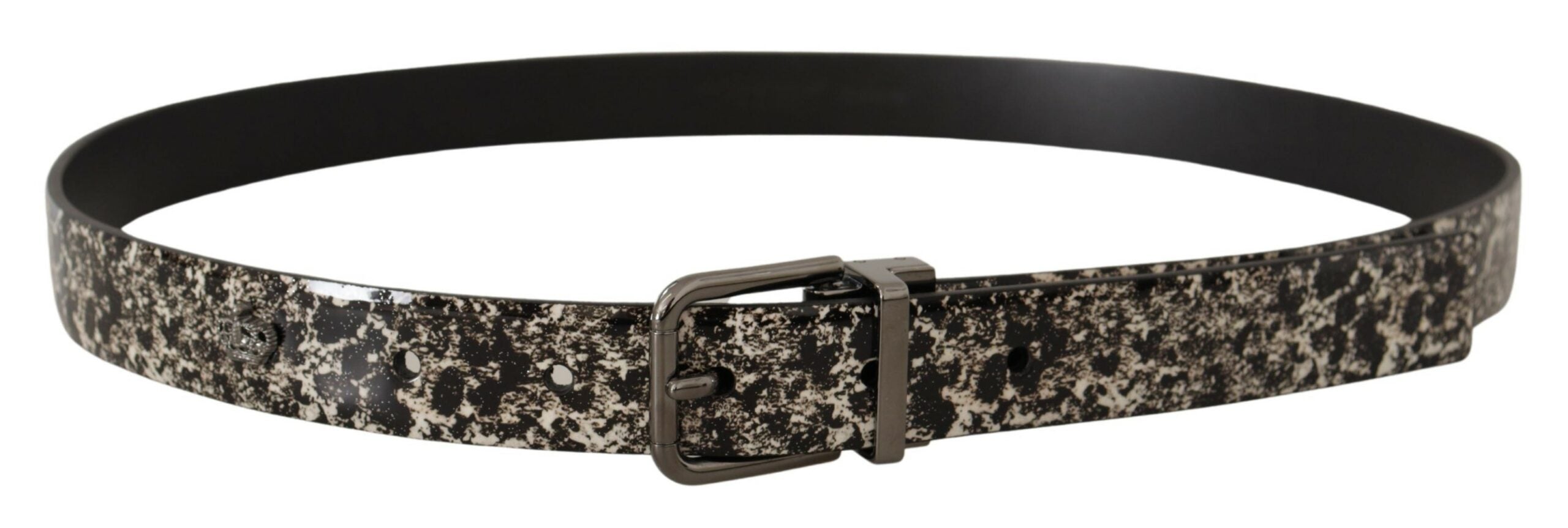 Dolce & Gabbana Elegant Marble Print Leather Belt - Luksusmuotia Dolce & Gabbana - Tutustu YVES JAVANNI® 