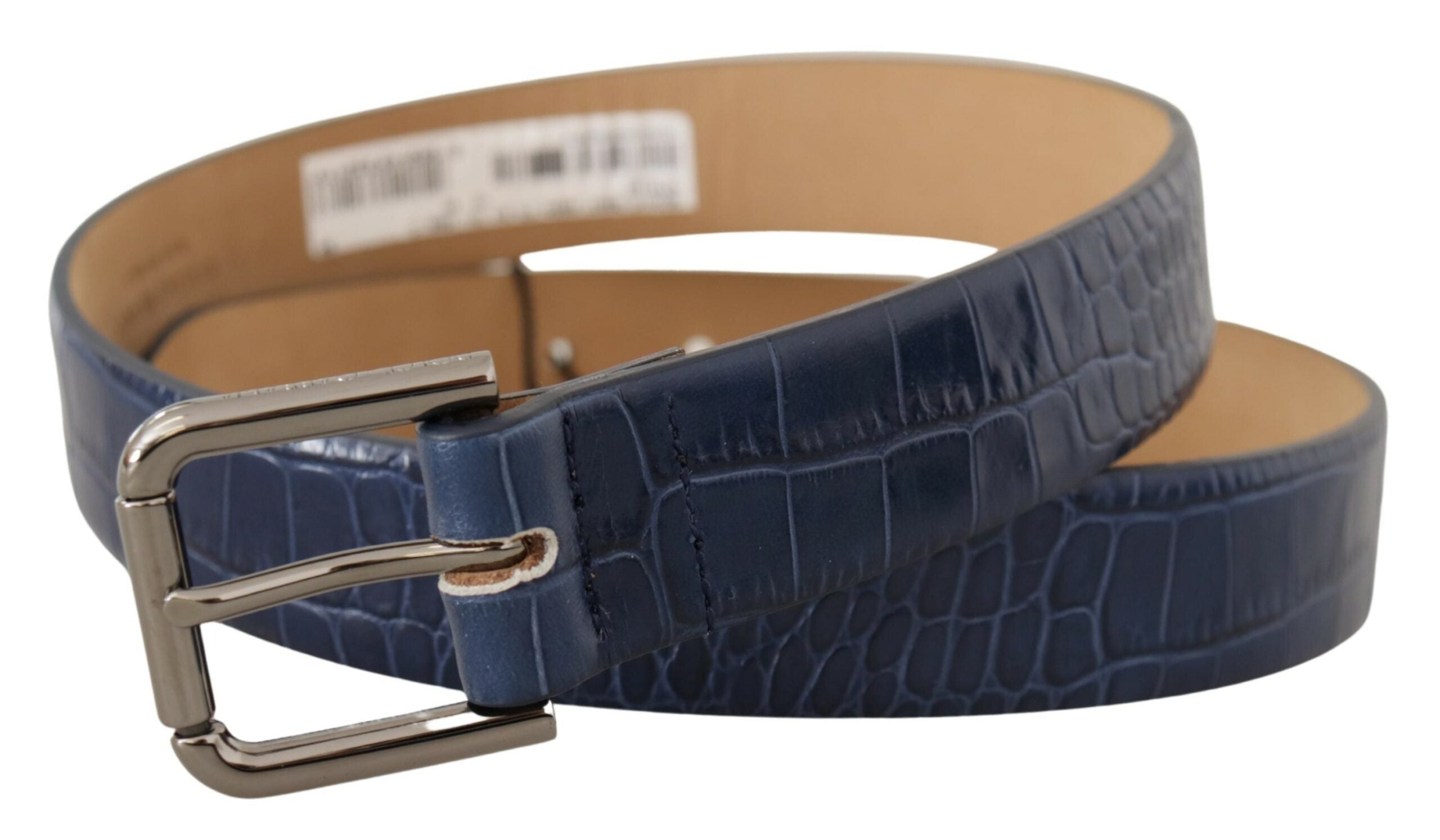 Dolce & Gabbana Elegant Genuine Crocodile Leather Belt - Luksusmuotia Dolce & Gabbana - Tutustu YVES JAVANNI® 