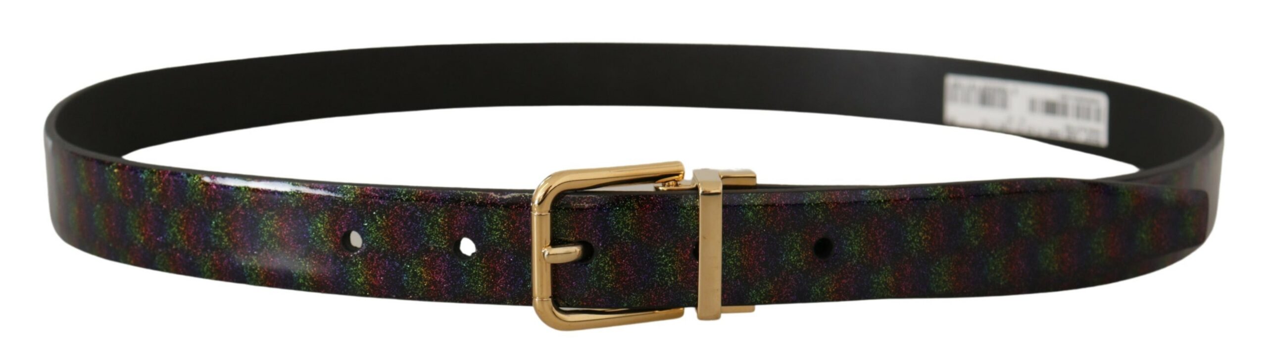 Dolce & Gabbana Elegant Vernice Leather Belt with Silver Buckle - Luksusmuotia Dolce & Gabbana - Tutustu YVES JAVANNI® 