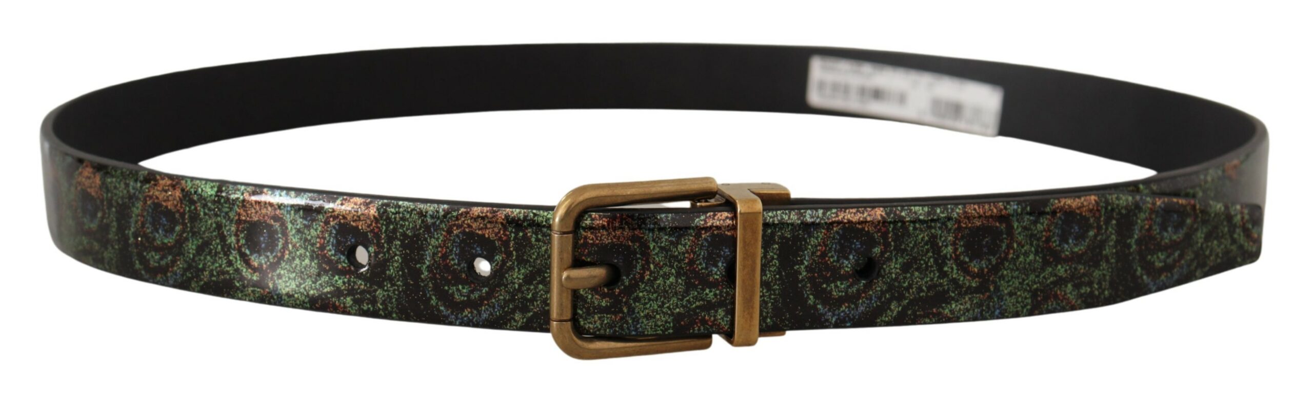 Dolce & Gabbana Elegant Black Grosgrain Leather Belt - Luksusmuotia Dolce & Gabbana - Tutustu YVES JAVANNI® 