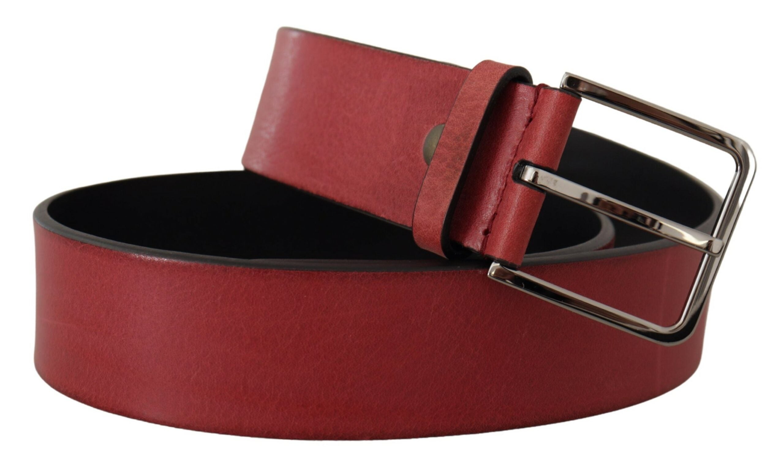 Dolce & Gabbana Elegant Grosgrain Leather Belt with Silver Buckle - Luksusmuotia Dolce & Gabbana - Tutustu YVES JAVANNI® 