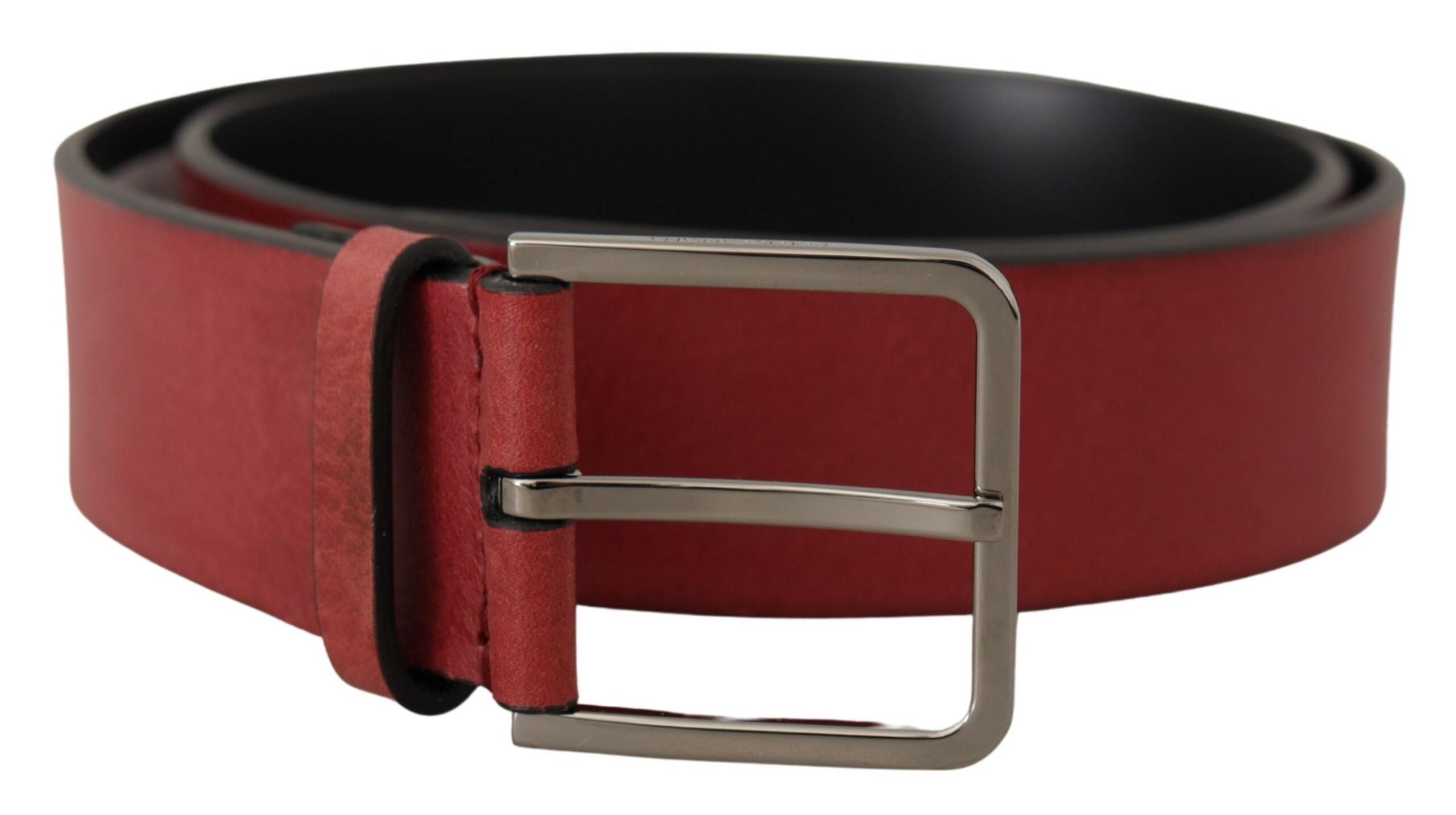 Dolce & Gabbana Elegant Grosgrain Leather Belt with Silver Buckle - Luksusmuotia Dolce & Gabbana - Tutustu YVES JAVANNI® 