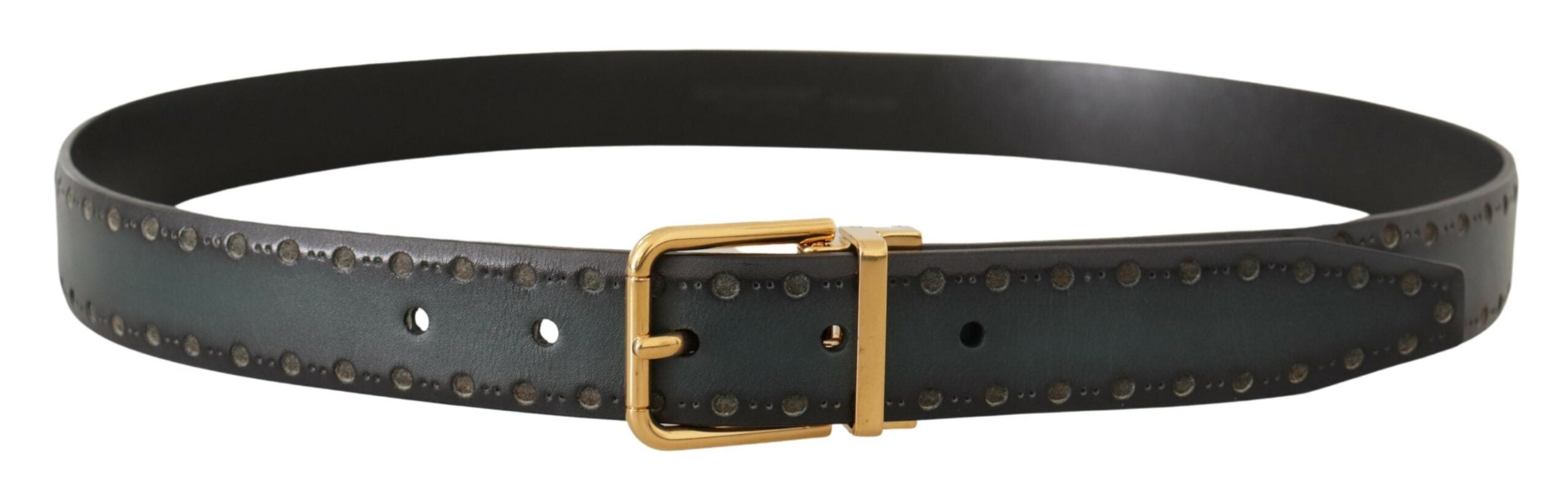 Dolce & Gabbana Emerald Elegance Leather Belt - Luksusmuotia Dolce & Gabbana - Tutustu YVES JAVANNI® 