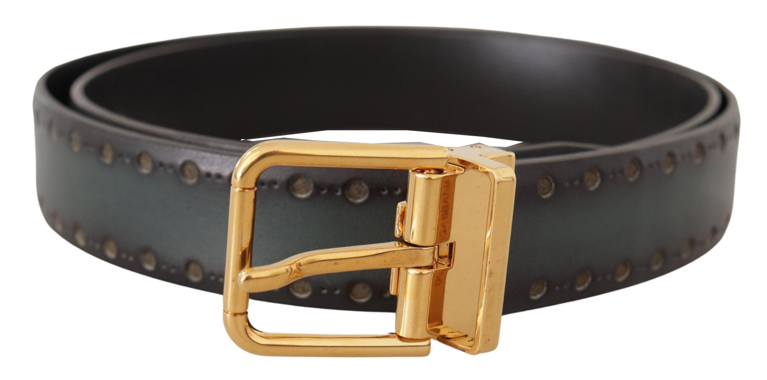 Dolce & Gabbana Emerald Elegance Leather Belt - Luksusmuotia Dolce & Gabbana - Tutustu YVES JAVANNI® 