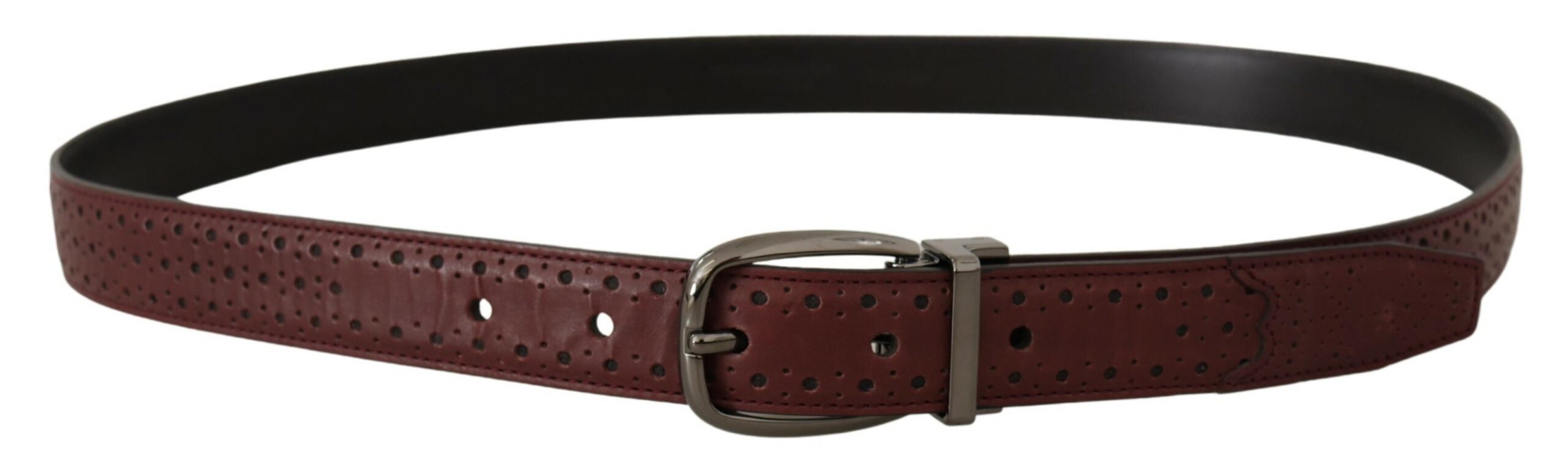 Dolce & Gabbana Elegant Leather Belt with Metal Buckle - Luksusmuotia Dolce & Gabbana - Tutustu YVES JAVANNI® 