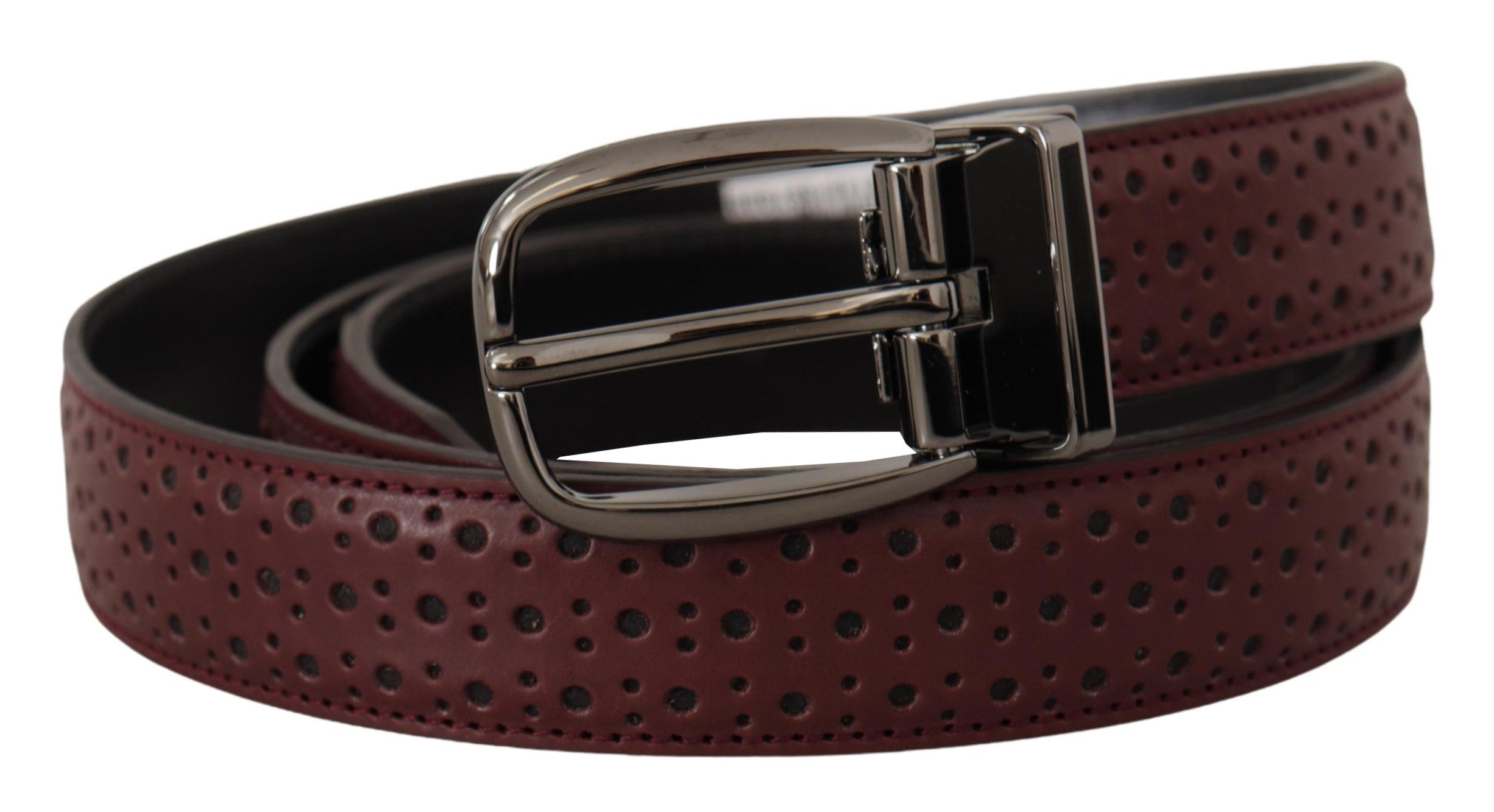 Dolce & Gabbana Elegant Leather Belt with Metal Buckle - Luksusmuotia Dolce & Gabbana - Tutustu YVES JAVANNI® 