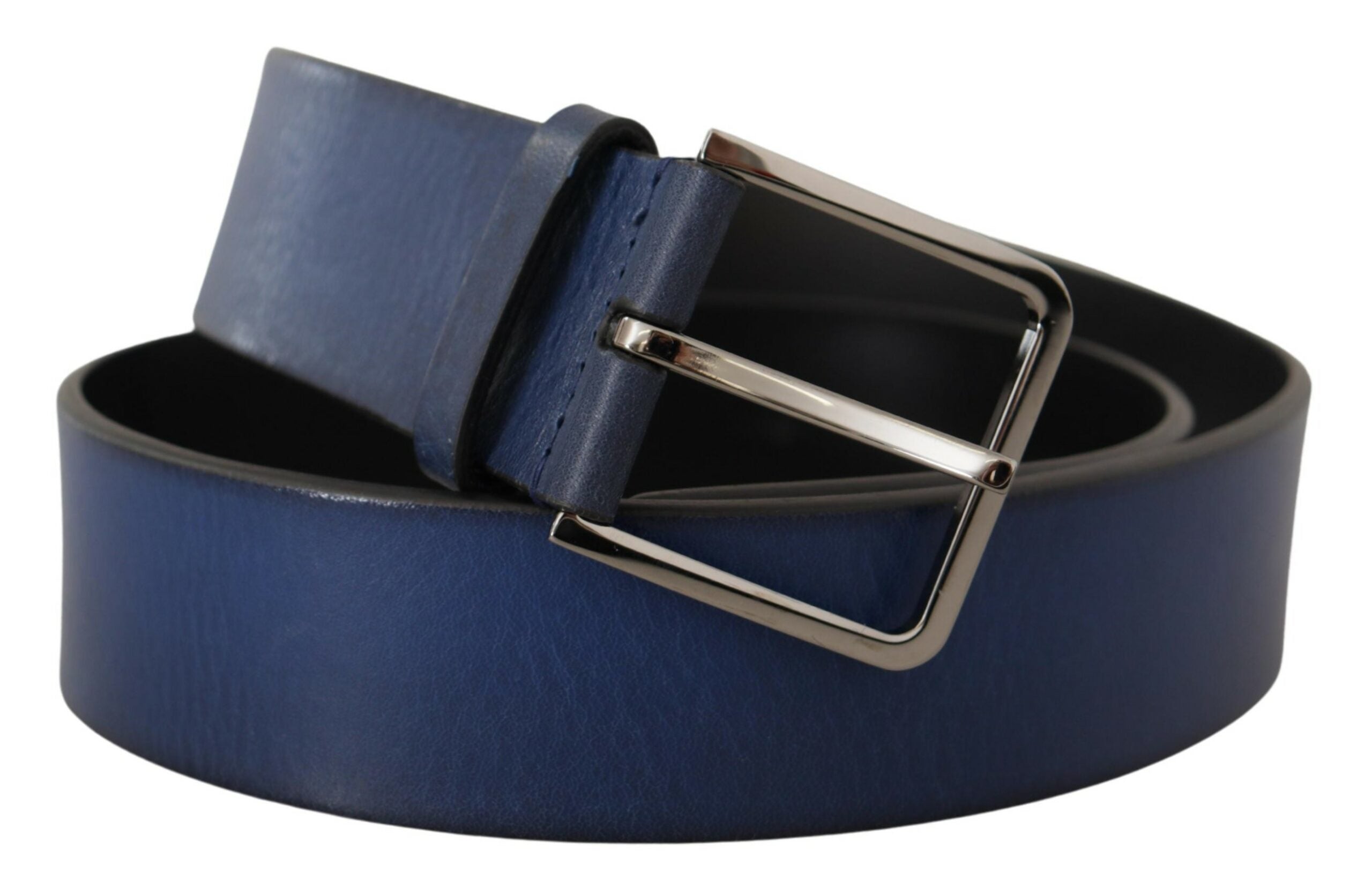 Dolce & Gabbana Elegant Italian Leather Belt in Blue - Luksusmuotia Dolce & Gabbana - Tutustu YVES JAVANNI® 