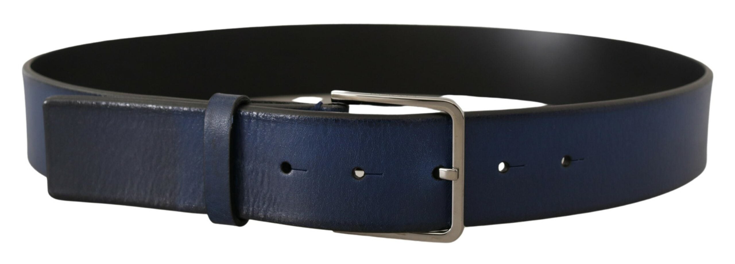 Dolce & Gabbana Elegant Italian Leather Belt in Blue - Luksusmuotia Dolce & Gabbana - Tutustu YVES JAVANNI® 