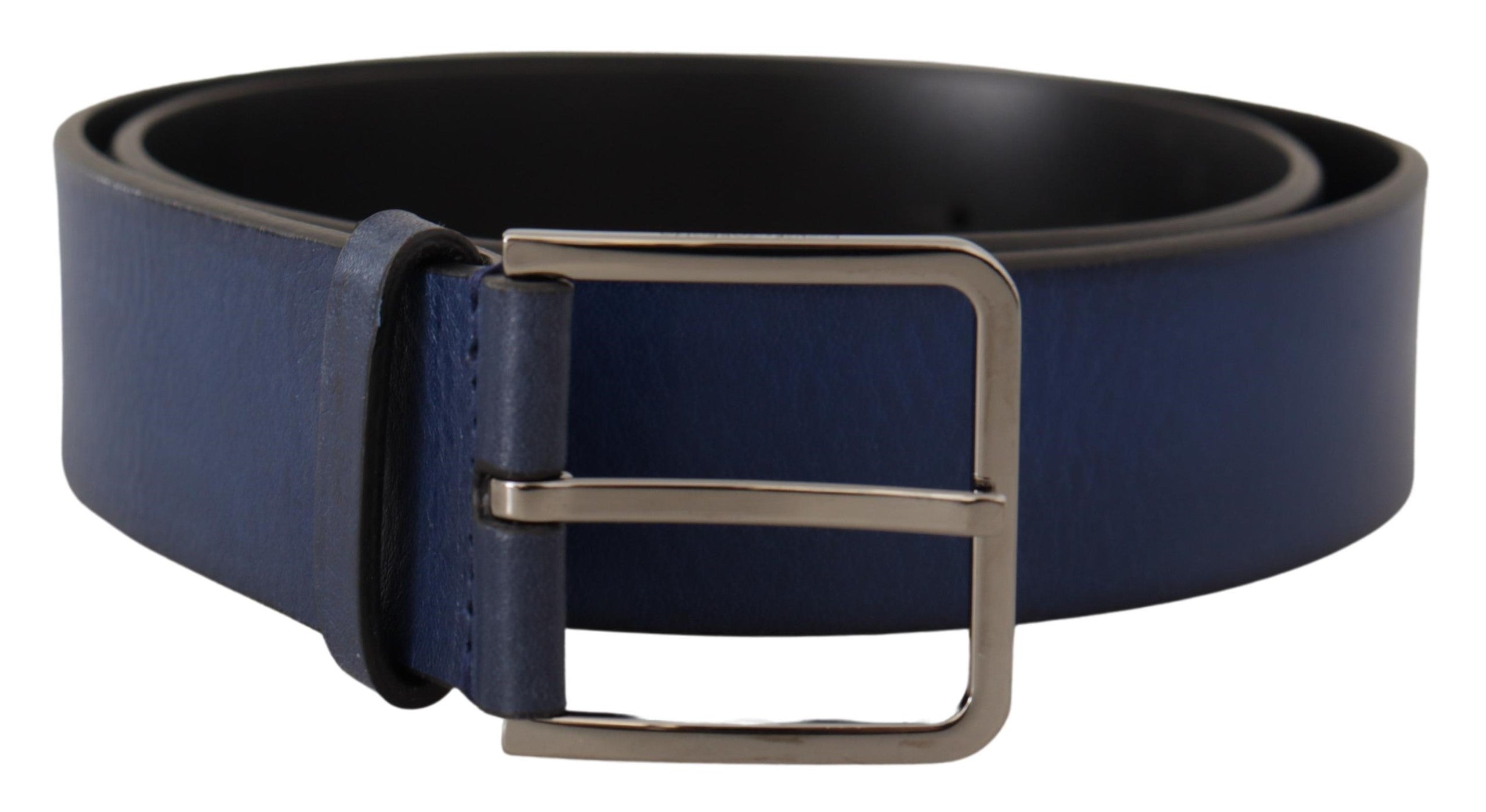 Dolce & Gabbana Elegant Italian Leather Belt in Blue - Luksusmuotia Dolce & Gabbana - Tutustu YVES JAVANNI® 