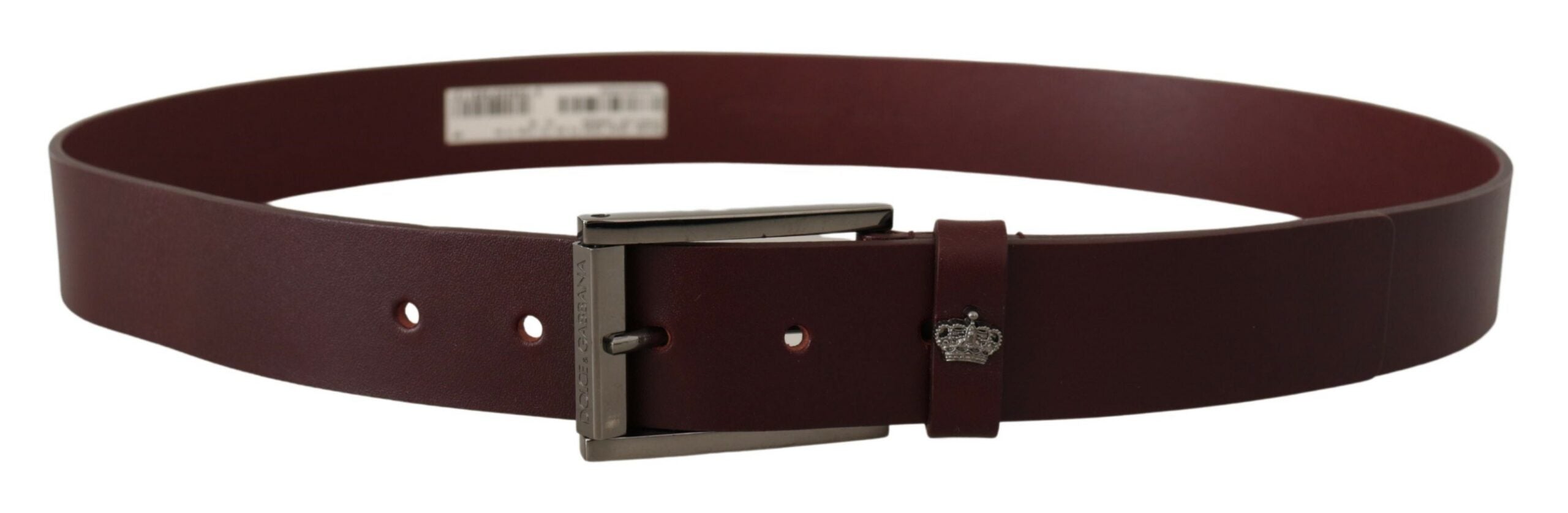 Dolce & Gabbana Elegant Brown Leather Designer Belt - Luksuslaukut ja asusteet Dolce & Gabbana - Tutustu YVES JAVANNI® 