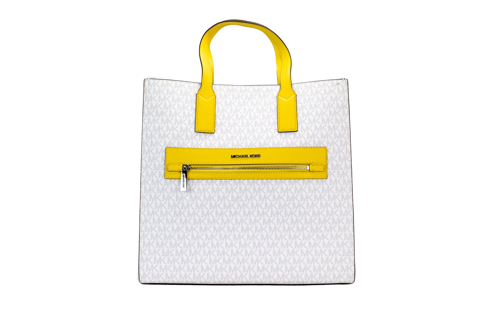 Michael Kors Kenly Large Signature Citrus PVC North South Tote Computer Handbag - Luksuslaukut ja asusteet Michael Kors - Tutustu YVES JAVANNI® 