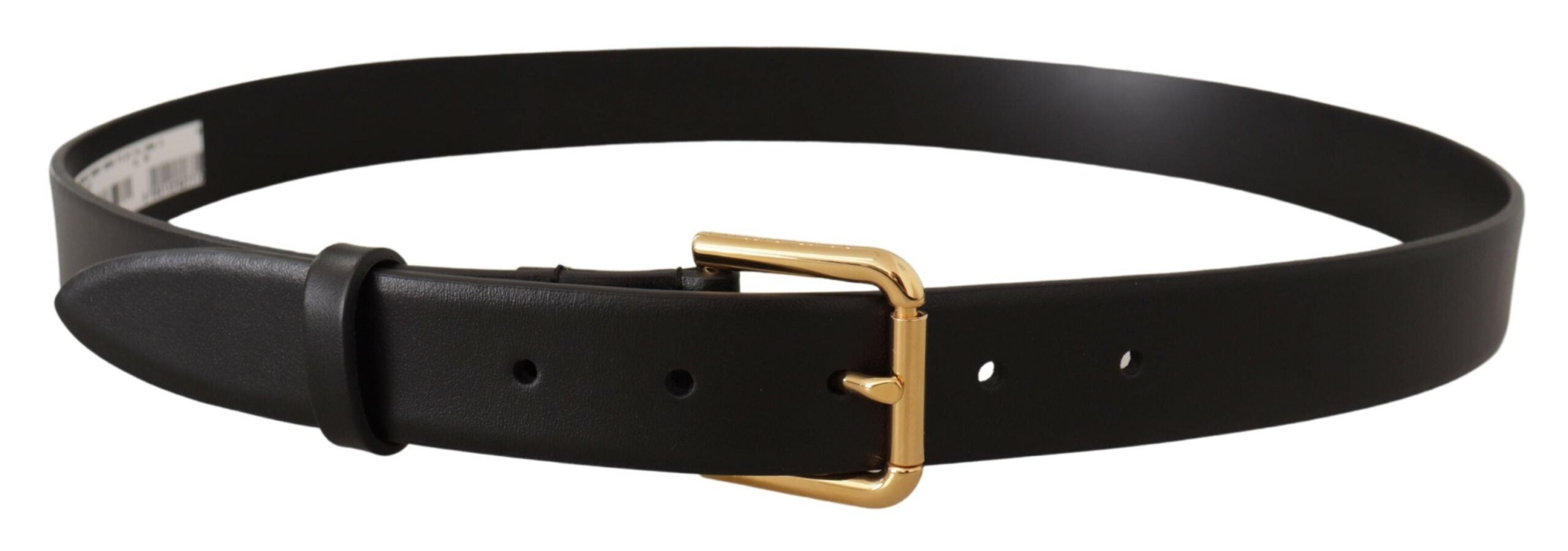 Dolce & Gabbana Elegant Leather Belt with Metal Buckle - Luksusmuotia Dolce & Gabbana - Tutustu YVES JAVANNI® 