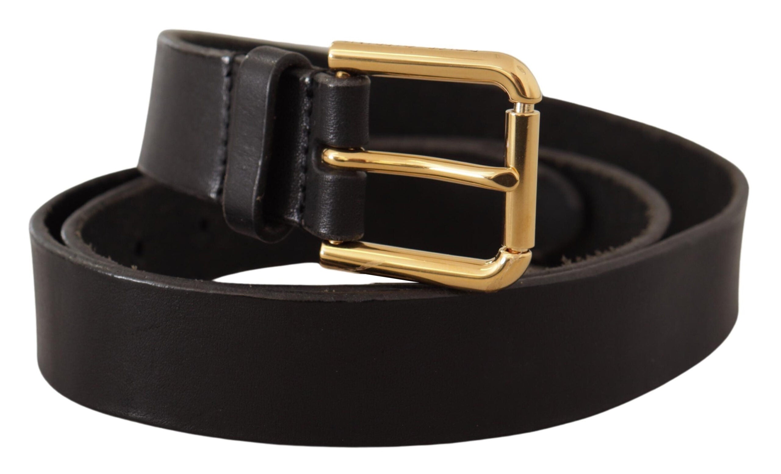 Dolce & Gabbana Elegant Leather Belt with Metal Buckle - Luksusmuotia Dolce & Gabbana - Tutustu YVES JAVANNI® 