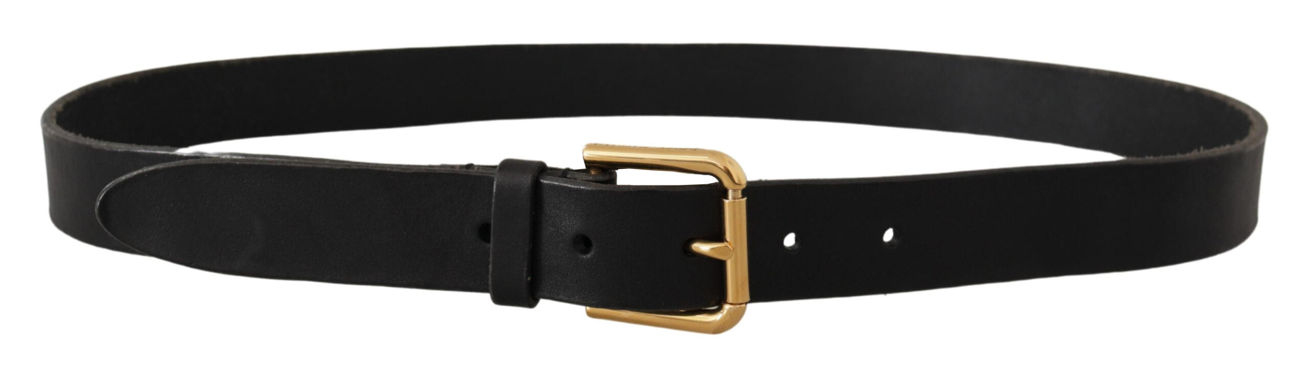 Dolce & Gabbana Elegant Leather Belt with Metal Buckle - Luksusmuotia Dolce & Gabbana - Tutustu YVES JAVANNI® 