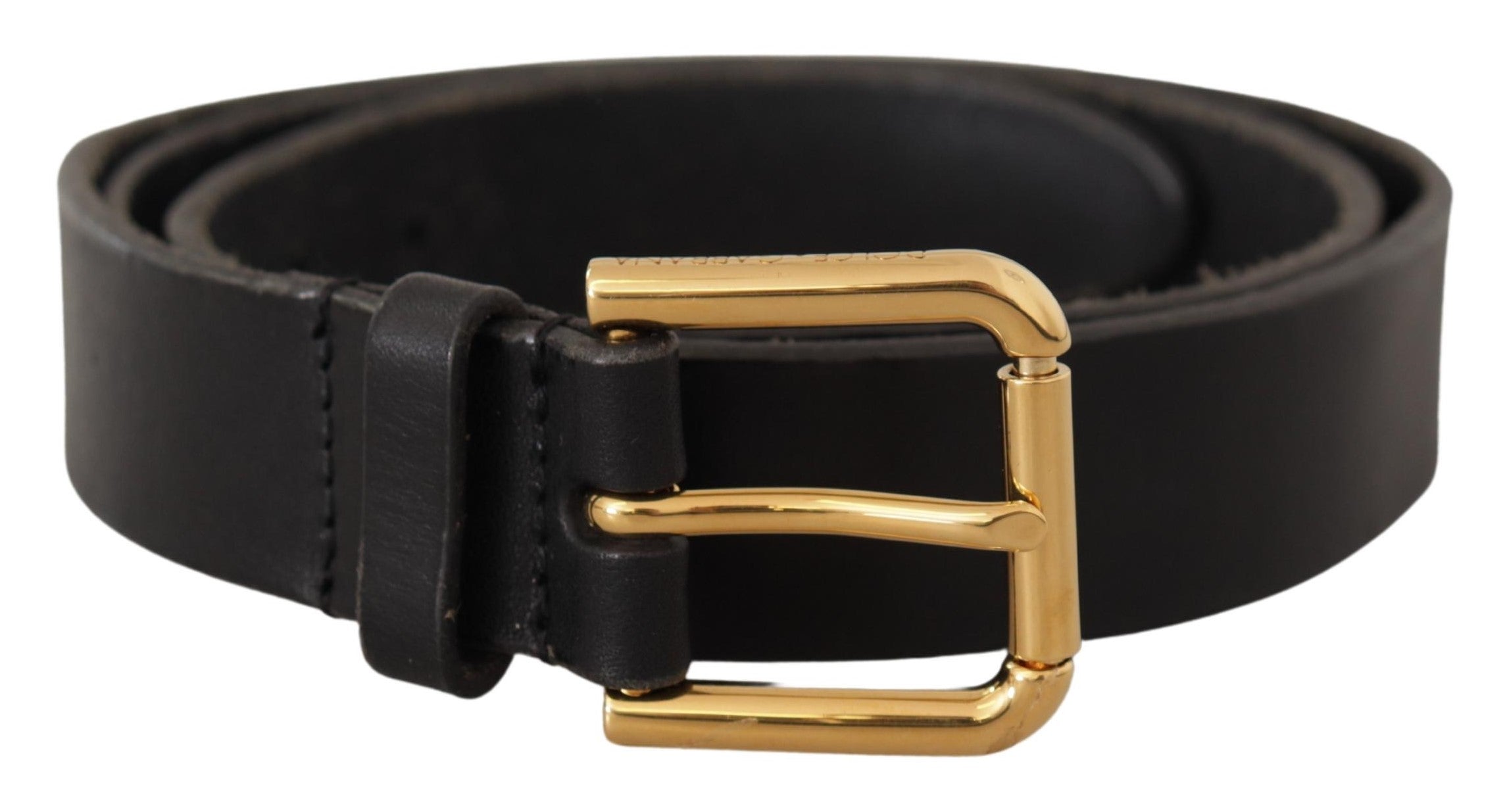 Dolce & Gabbana Elegant Leather Belt with Metal Buckle - Luksusmuotia Dolce & Gabbana - Tutustu YVES JAVANNI® 