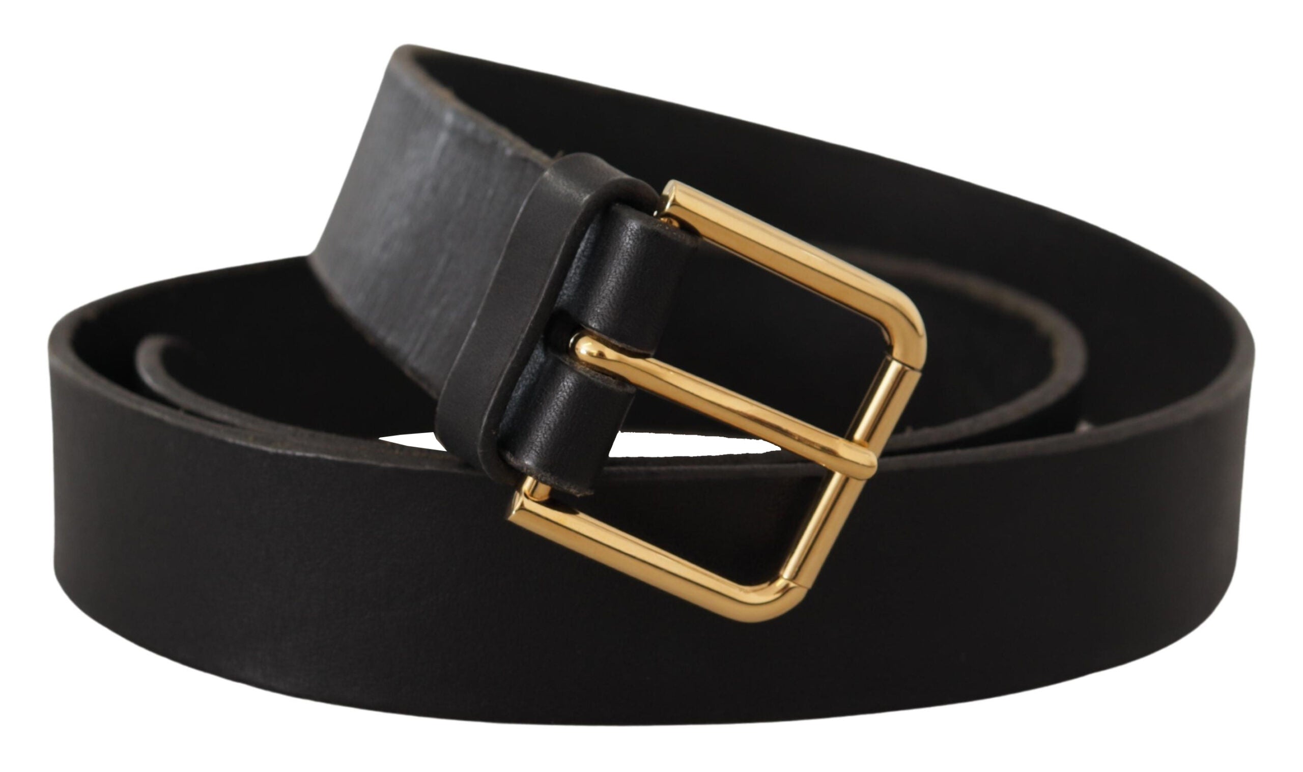 Dolce & Gabbana Elegant Leather Belt with Metal Buckle - Luksusmuotia Dolce & Gabbana - Tutustu YVES JAVANNI® 