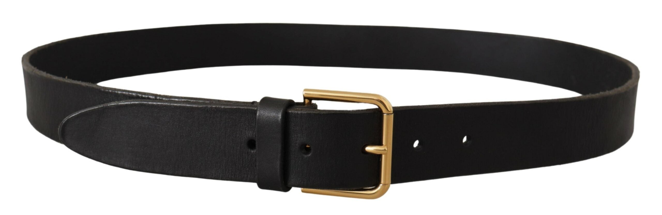 Dolce & Gabbana Elegant Leather Belt with Metal Buckle - Luksusmuotia Dolce & Gabbana - Tutustu YVES JAVANNI® 