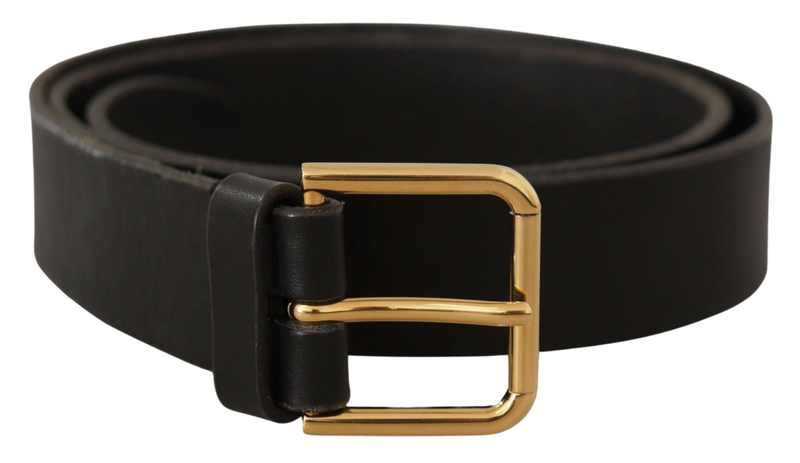 Dolce & Gabbana Elegant Leather Belt with Metal Buckle - Luksusmuotia Dolce & Gabbana - Tutustu YVES JAVANNI® 