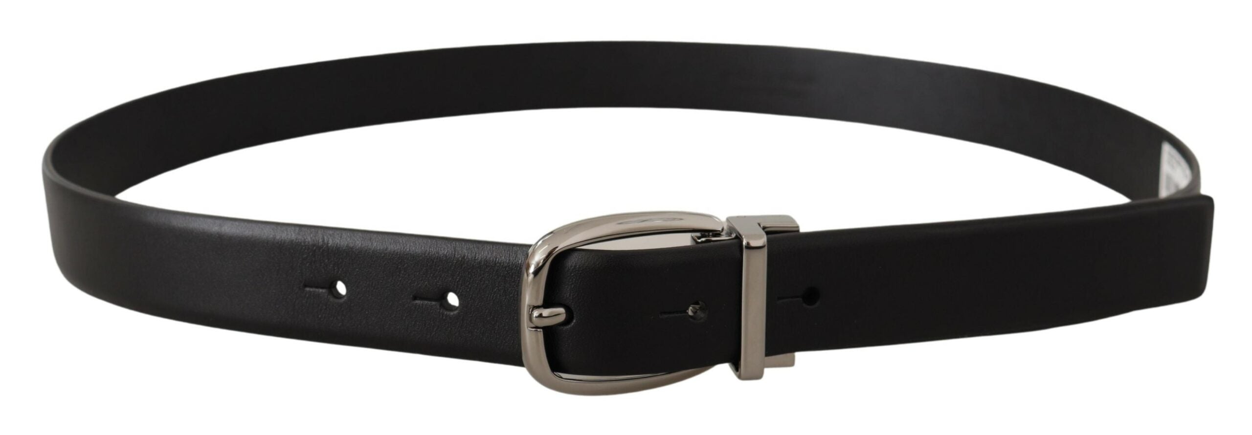 Dolce & Gabbana Elegant Leather Belt with Metal Buckle - Luksusmuotia Dolce & Gabbana - Tutustu YVES JAVANNI® 