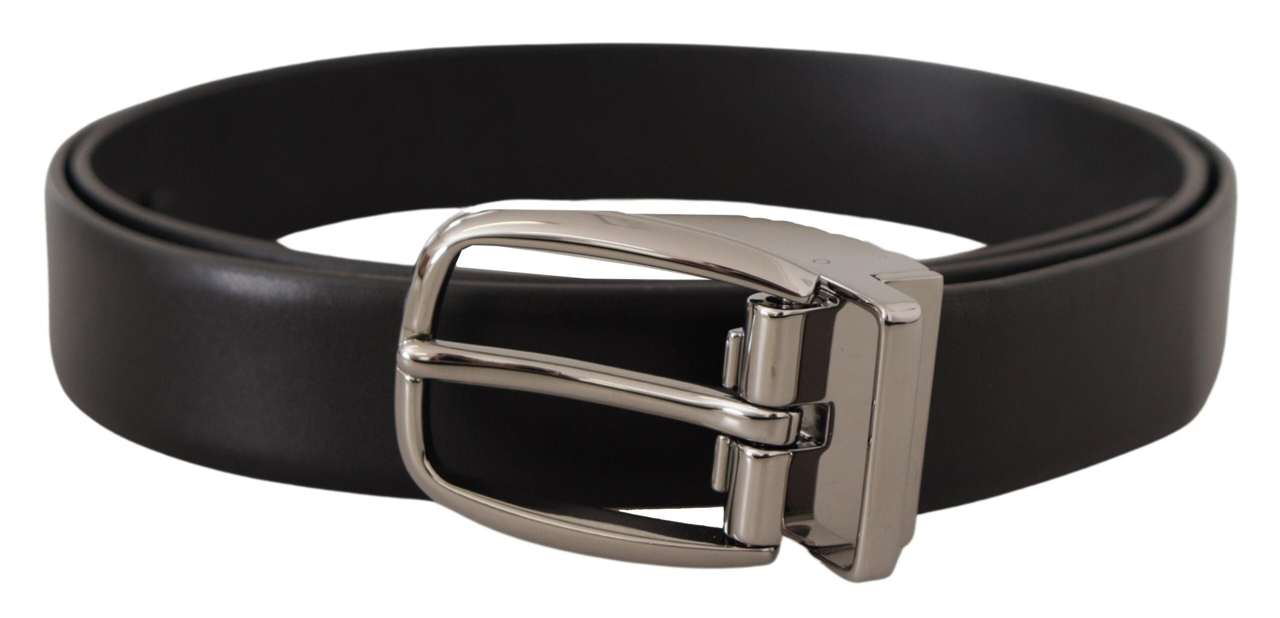 Dolce & Gabbana Elegant Leather Belt with Metal Buckle - Luksusmuotia Dolce & Gabbana - Tutustu YVES JAVANNI® 