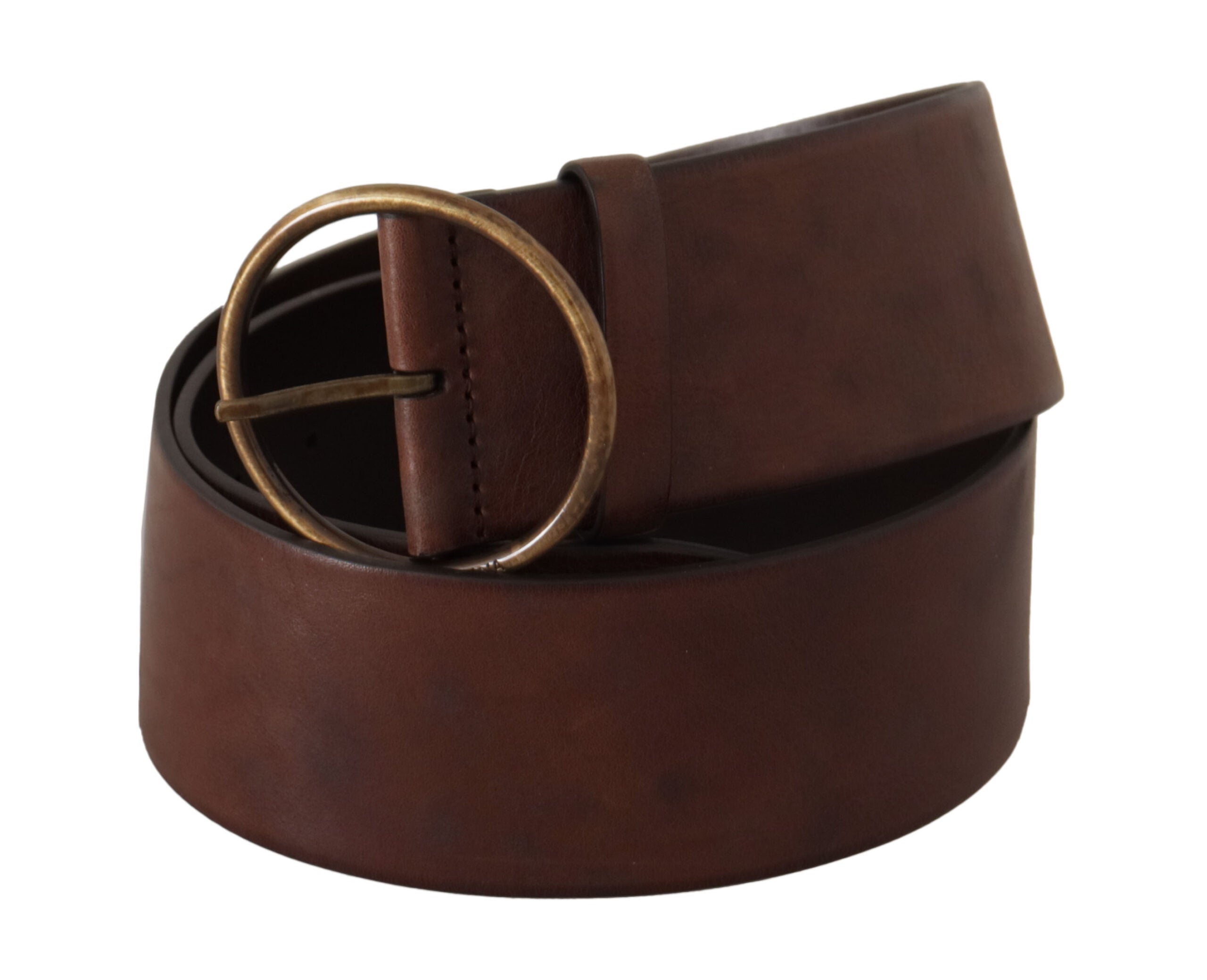 Dolce & Gabbana Elegant Leather Belt with Engraved Buckle - Luksusmuotia Dolce & Gabbana - Tutustu YVES JAVANNI® 