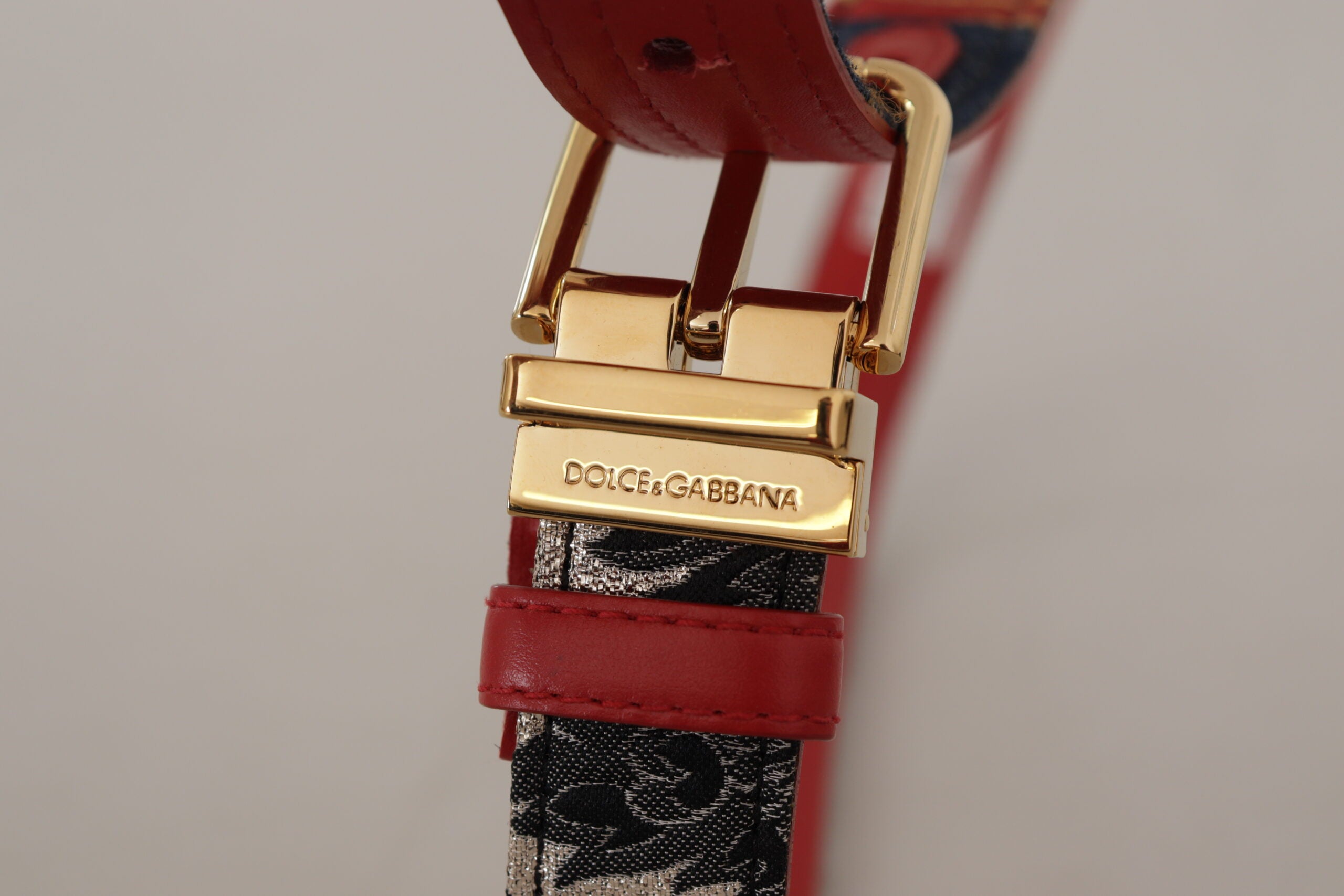 Dolce & Gabbana Chic Multicolor Leather Belt with Engraved Buckle - Luksusmuotia Dolce & Gabbana - Tutustu YVES JAVANNI® 