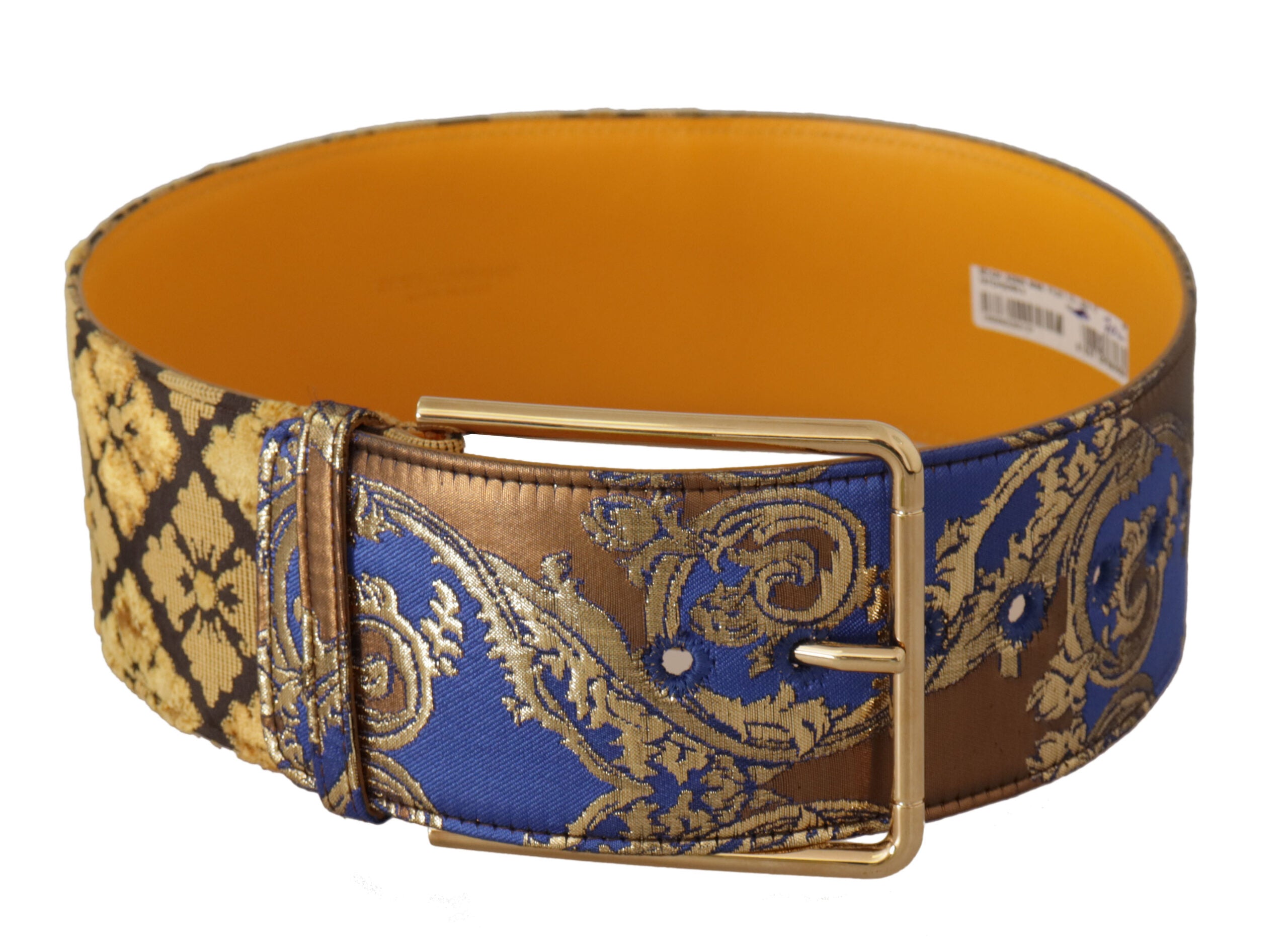 Dolce & Gabbana Elegant Blue Leather Belt with Metal Buckle - Luksuslaukut ja asusteet Dolce & Gabbana - Tutustu YVES JAVANNI® 