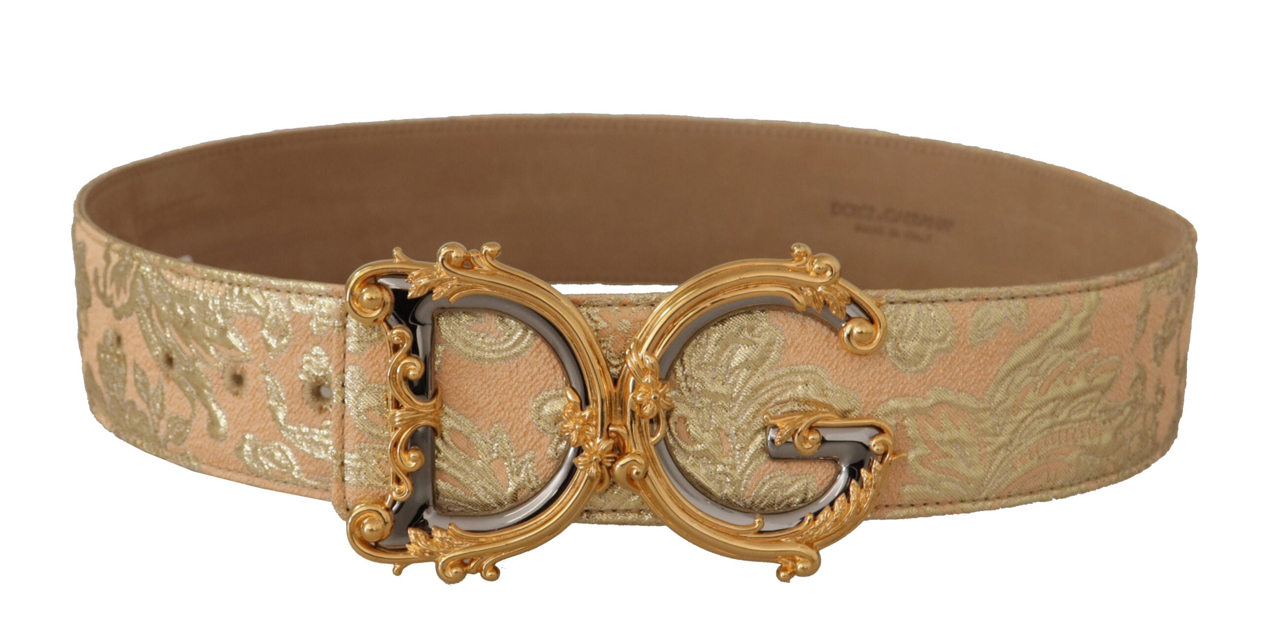 Dolce & Gabbana Elegant Leather Belt with Logo Buckle - Luksusmuotia Dolce & Gabbana - Tutustu YVES JAVANNI® 