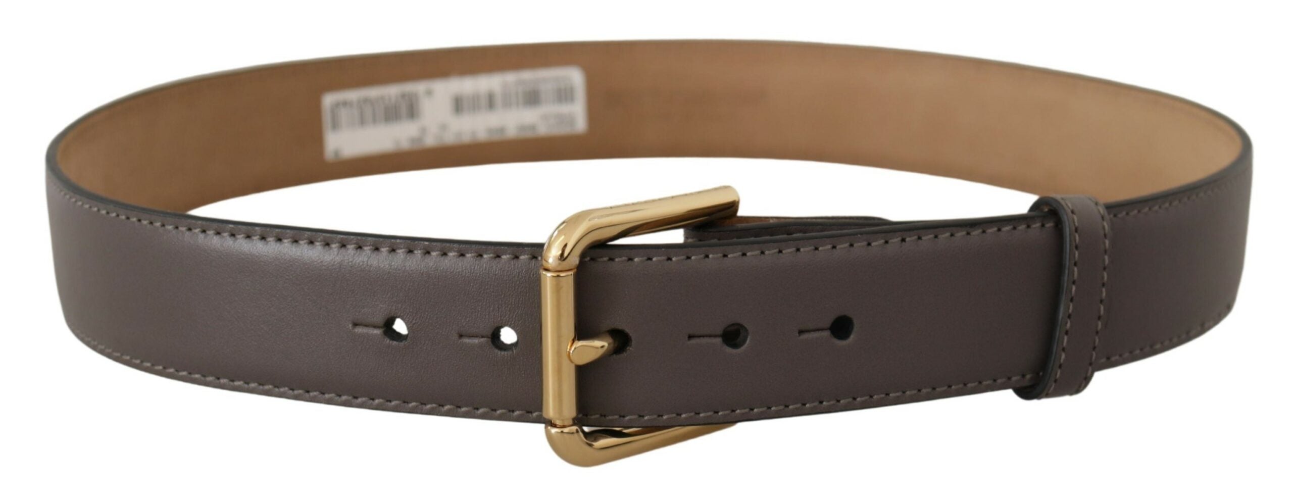 Dolce & Gabbana Elegant Engraved Buckle Leather Belt - Luksusmuotia Dolce & Gabbana - Tutustu YVES JAVANNI® 