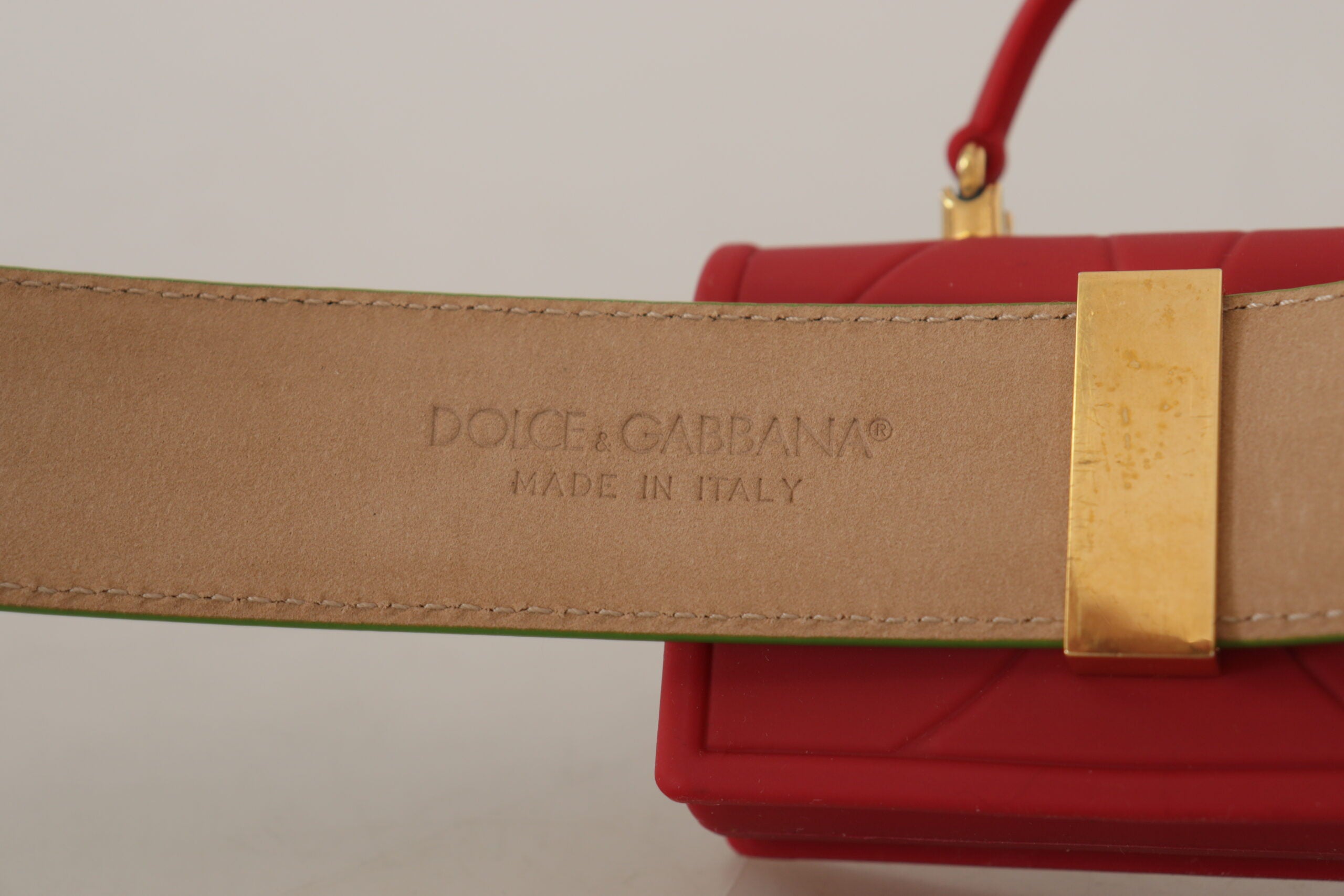 Dolce & Gabbana Elegant Leather Belt with Mini Bag Accessory - Luksusmuotia Dolce & Gabbana - Tutustu YVES JAVANNI® 