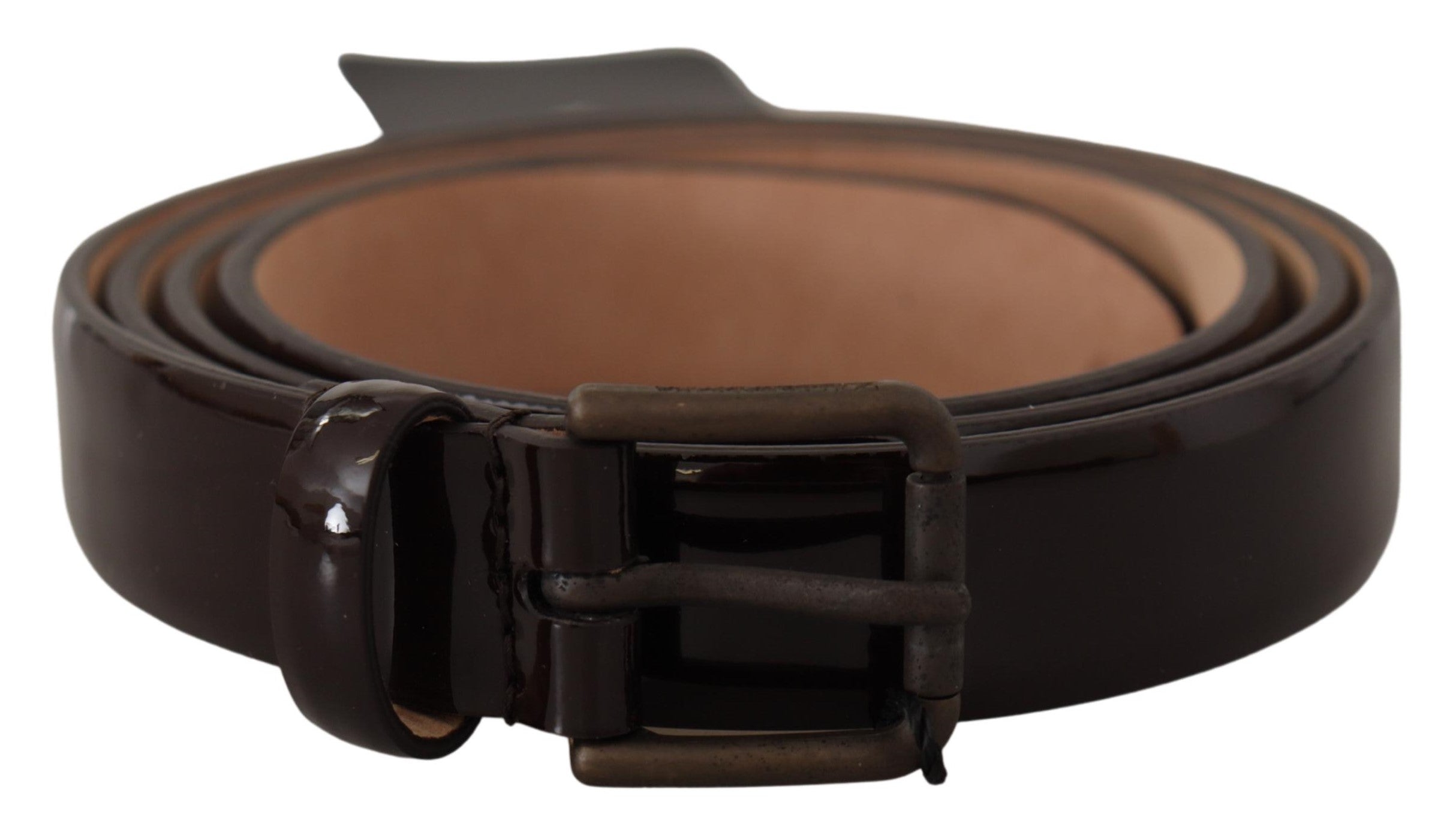 Dolce & Gabbana Elegant Black Leather Logo Buckle Belt - Luksusmuotia Dolce & Gabbana - Tutustu YVES JAVANNI® 