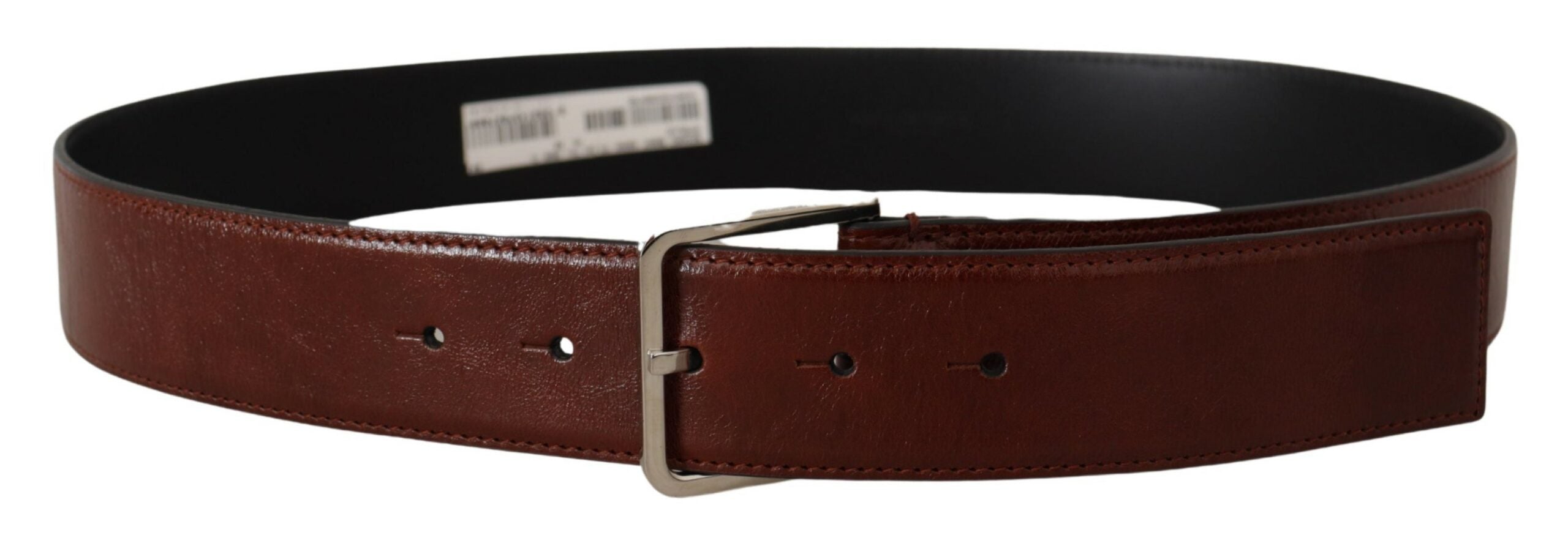 Dolce & Gabbana Elegant Leather Belt with Engraved Buckle - Luksusmuotia Dolce & Gabbana - Tutustu YVES JAVANNI® 