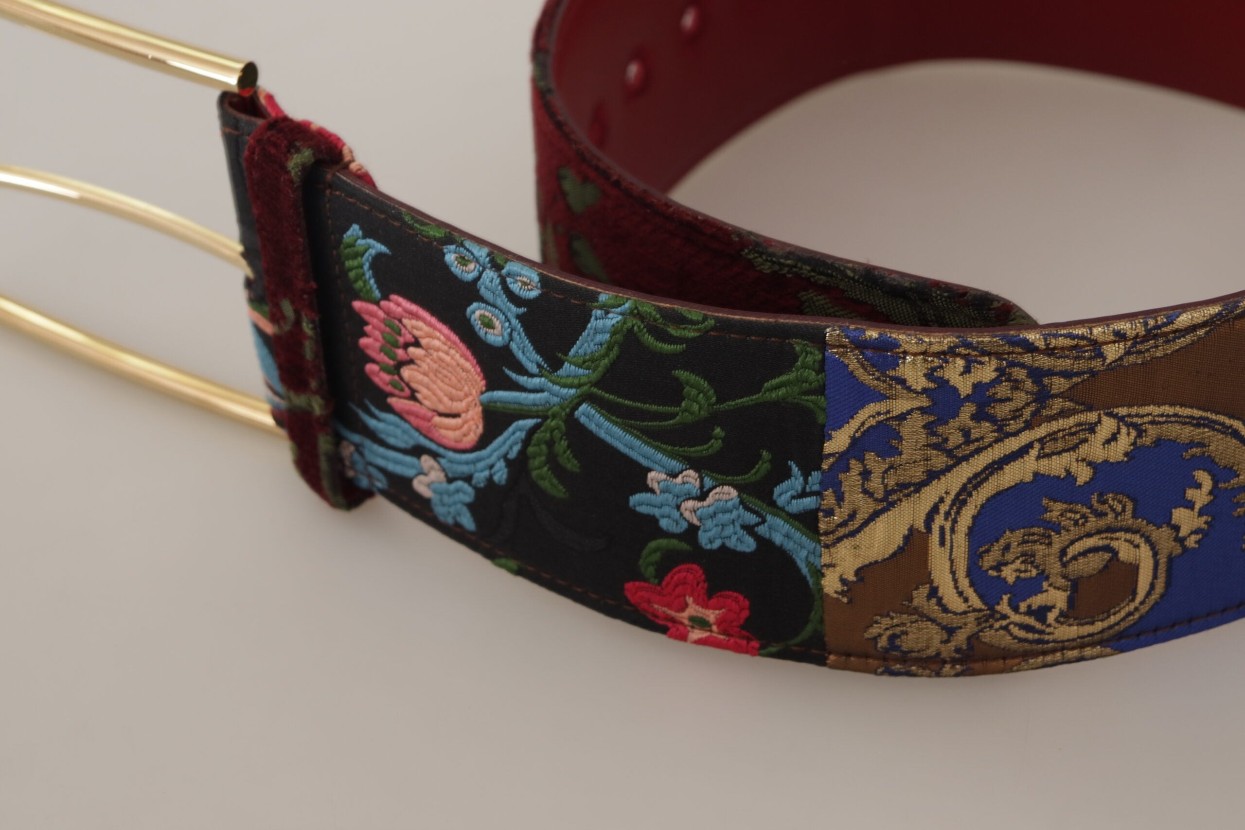 Dolce & Gabbana Engraved Logo Multicolor Leather Belt - Luksusmuotia Dolce & Gabbana - Tutustu YVES JAVANNI® 