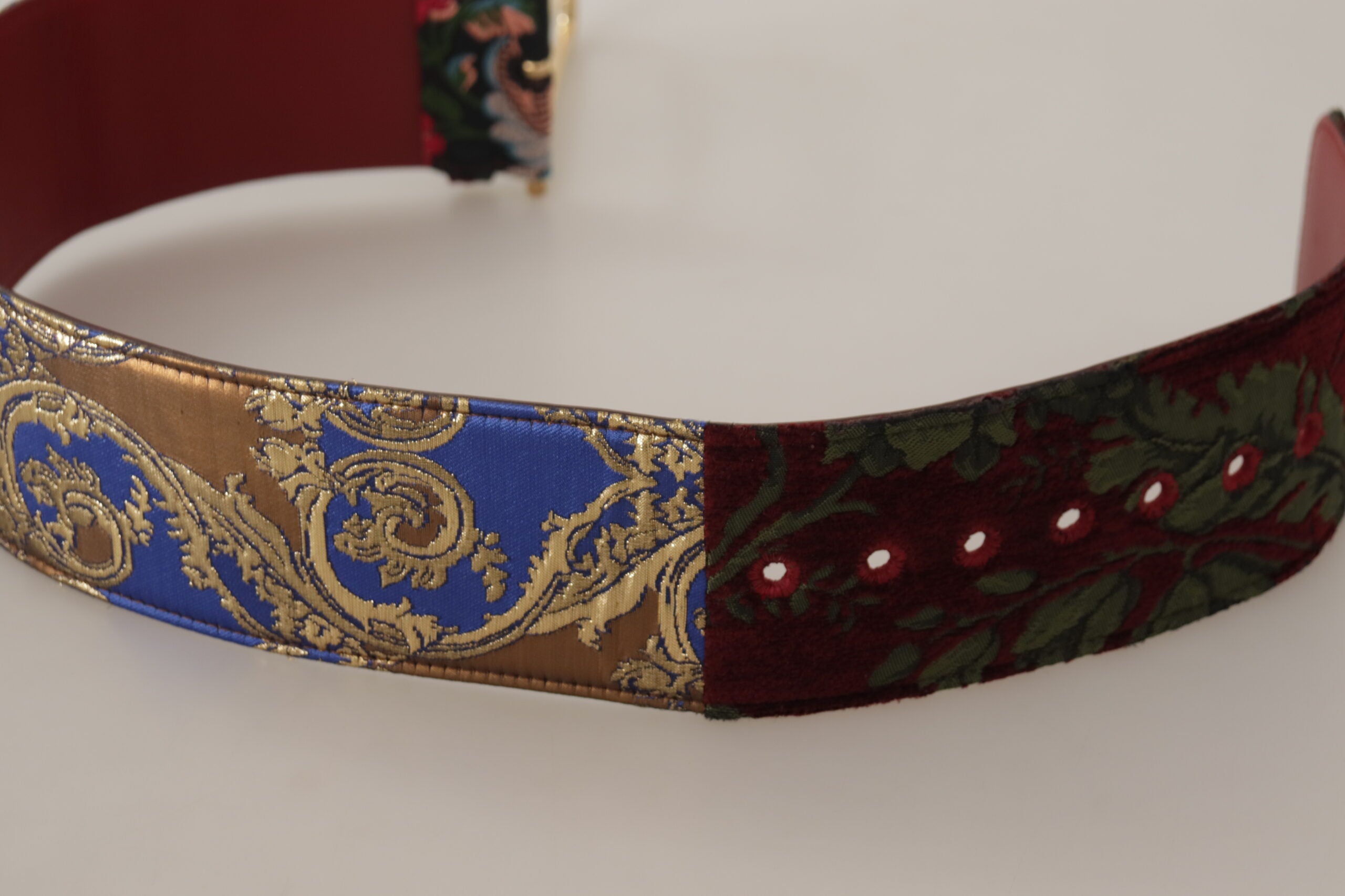 Dolce & Gabbana Engraved Logo Multicolor Leather Belt - Luksusmuotia Dolce & Gabbana - Tutustu YVES JAVANNI® 