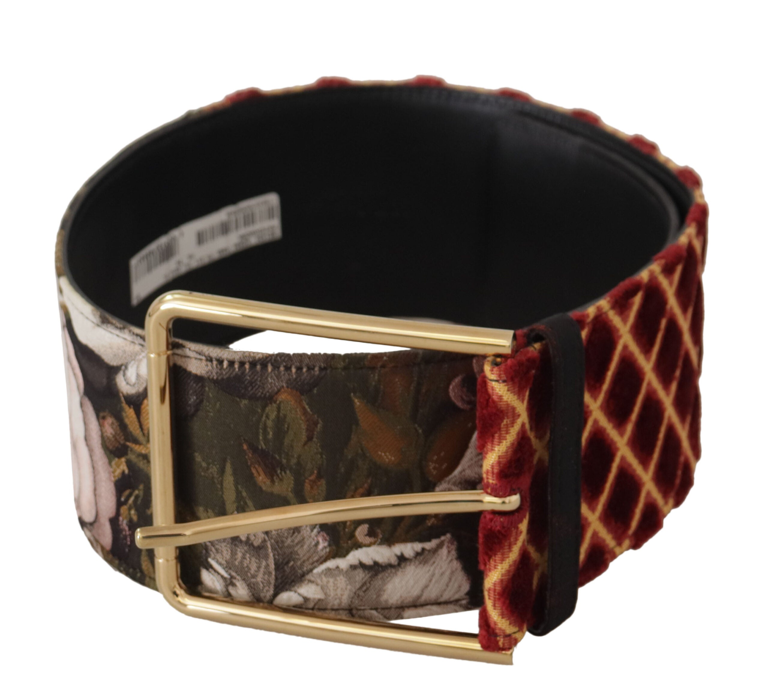 Dolce & Gabbana Engraved Logo Multicolor Leather Belt - Luksusmuotia Dolce & Gabbana - Tutustu YVES JAVANNI® 