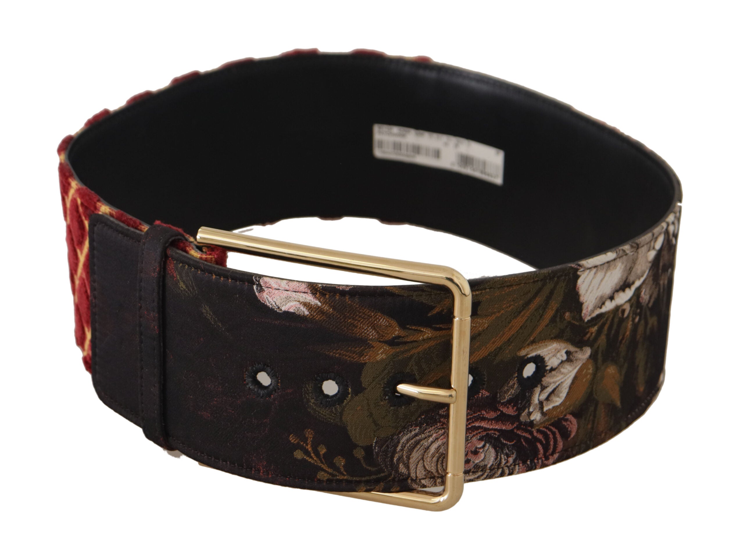 Dolce & Gabbana Engraved Logo Multicolor Leather Belt - Luksusmuotia Dolce & Gabbana - Tutustu YVES JAVANNI® 