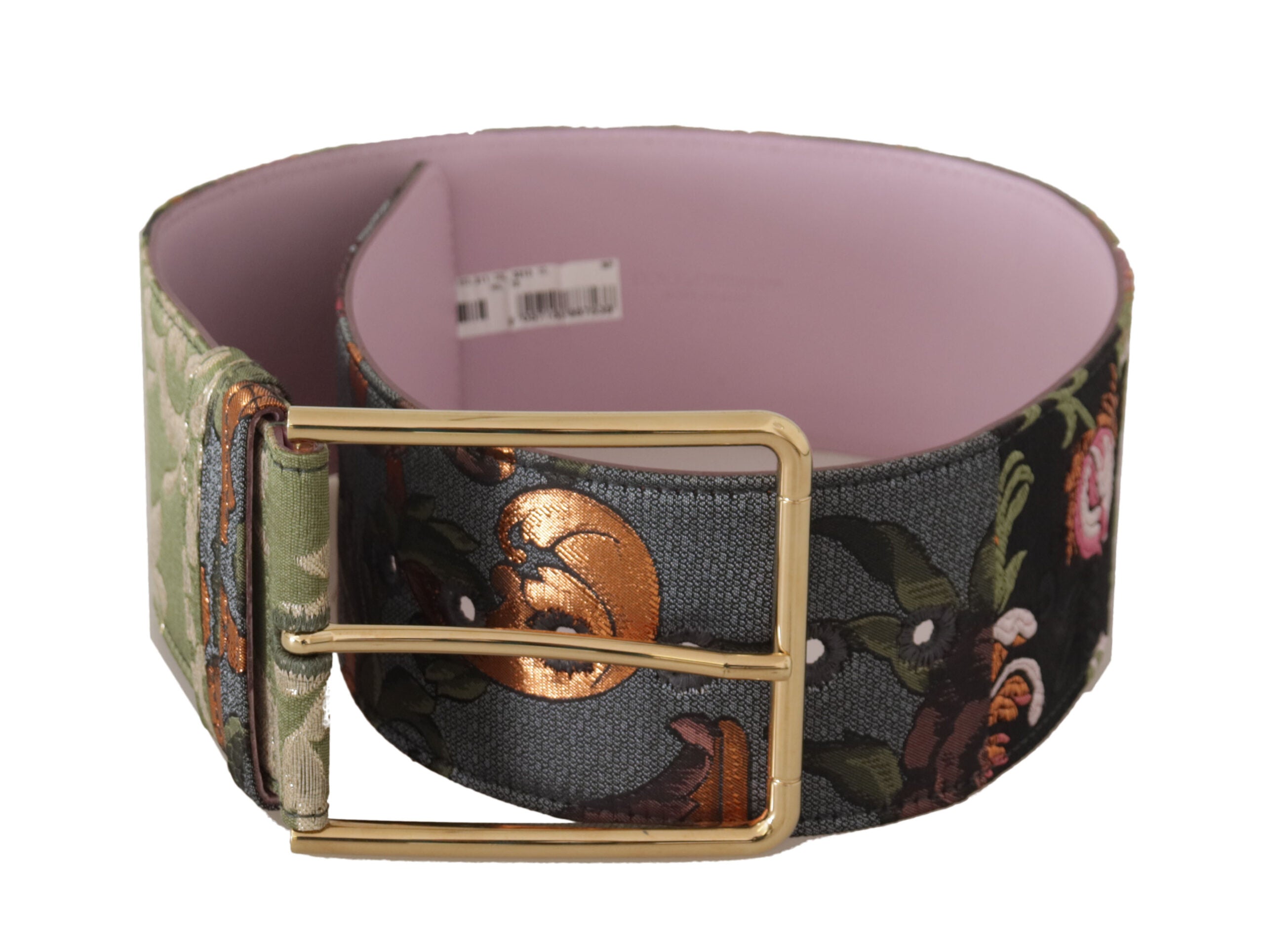 Dolce & Gabbana Elegant Multicolor Canvas-Leather Belt - Luksusmuotia Dolce & Gabbana - Tutustu YVES JAVANNI® 