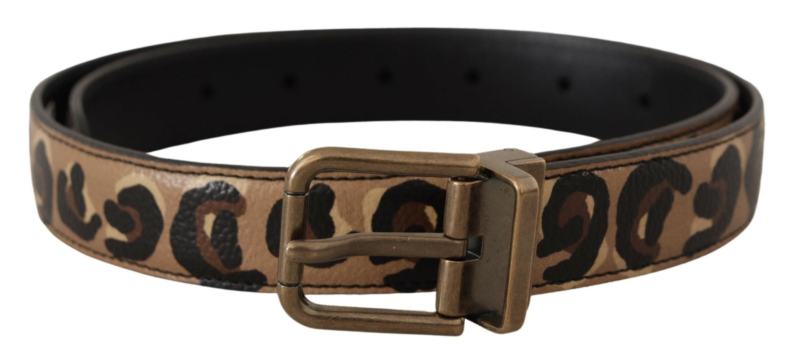 Dolce & Gabbana Chic Engraved Logo Leather Belt - Luksusmuotia Dolce & Gabbana - Tutustu YVES JAVANNI® 