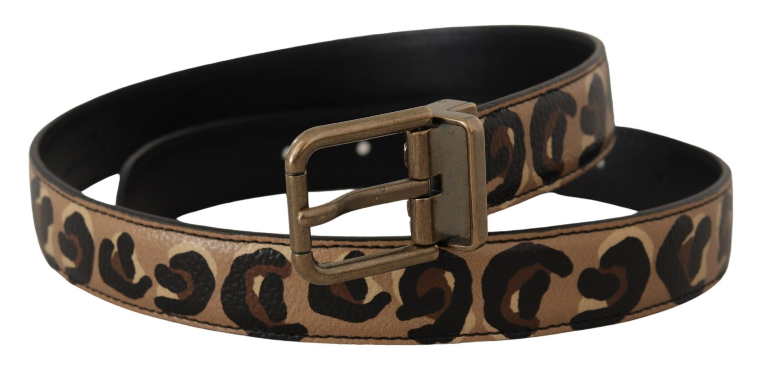 Dolce & Gabbana Chic Engraved Logo Leather Belt - Luksusmuotia Dolce & Gabbana - Tutustu YVES JAVANNI® 