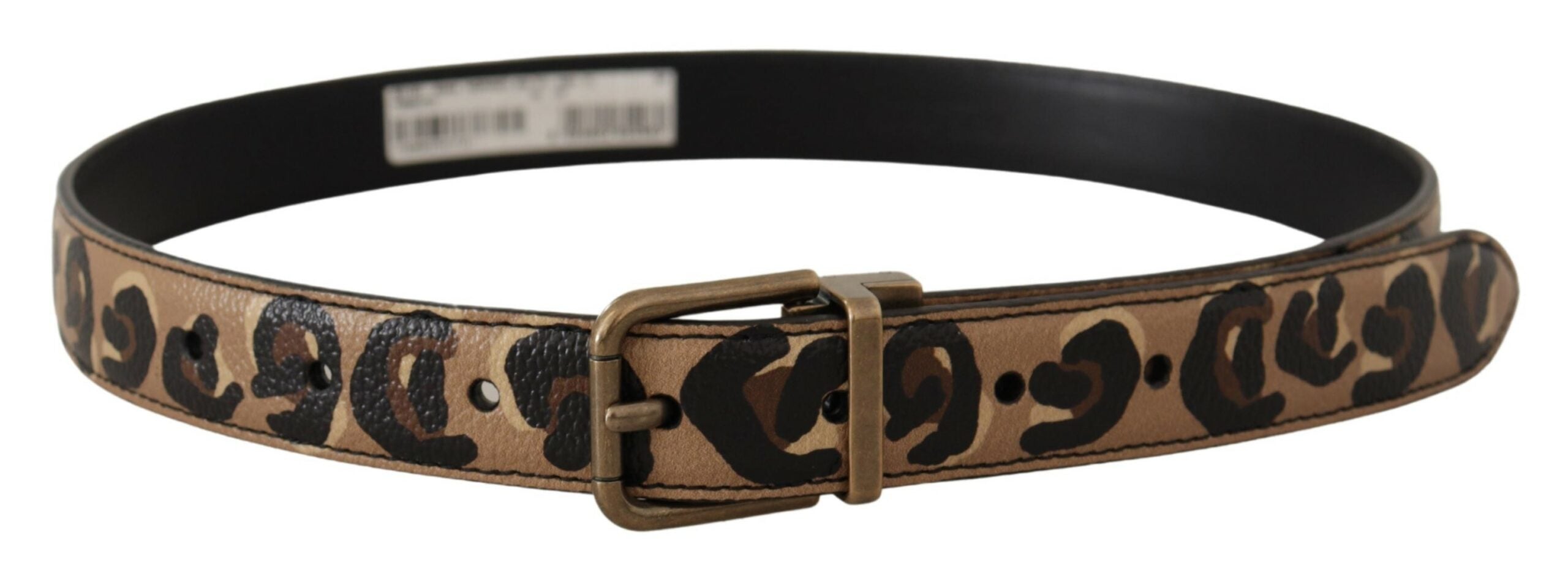 Dolce & Gabbana Chic Engraved Logo Leather Belt - Luksusmuotia Dolce & Gabbana - Tutustu YVES JAVANNI® 