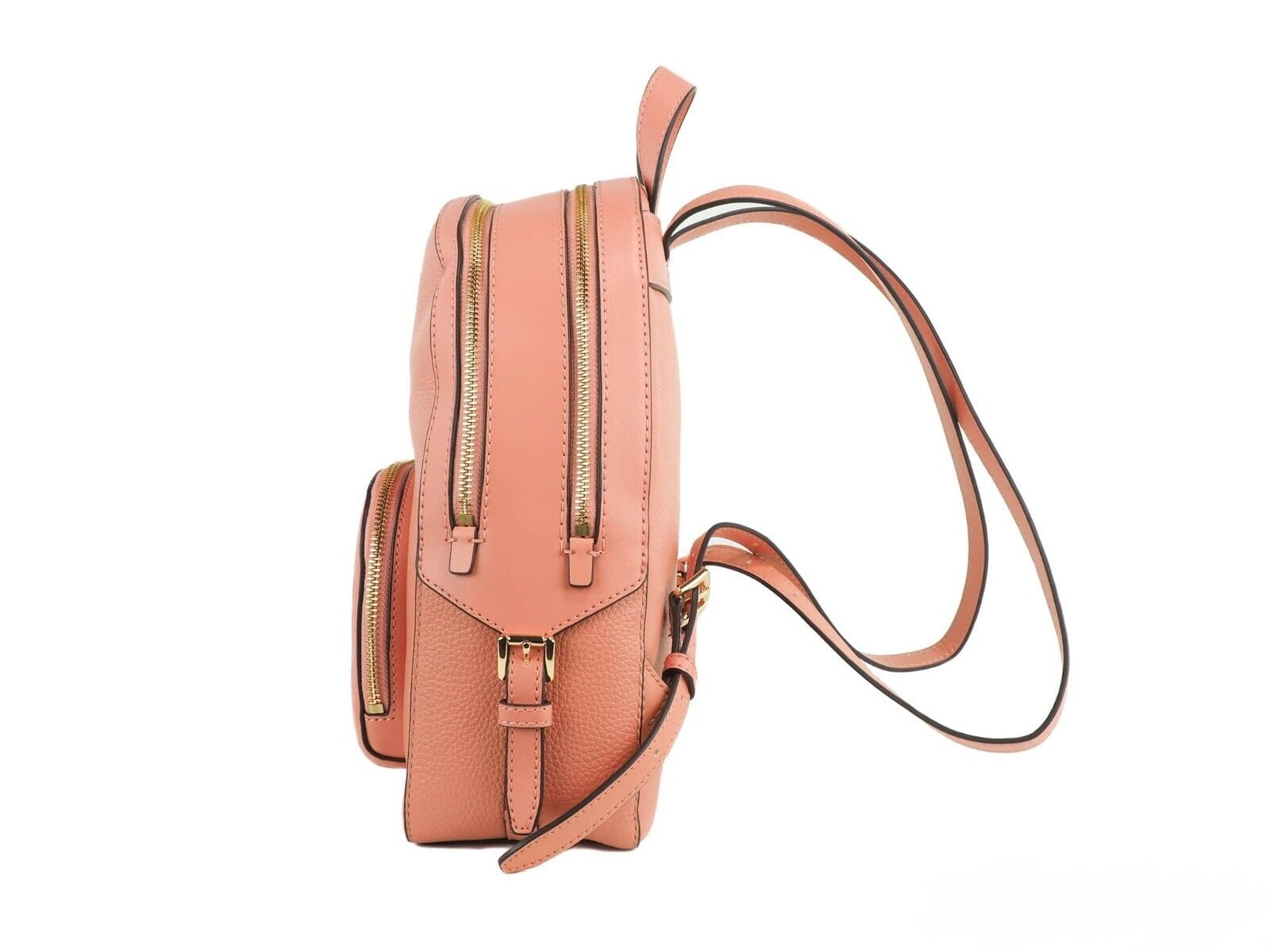 Michael Kors Jaycee Medium Sherbert Pebbled Leather Zip Pocket Backpack Bookbag - Luksuslaukut ja asusteet Michael Kors - Tutustu YVES JAVANNI® 