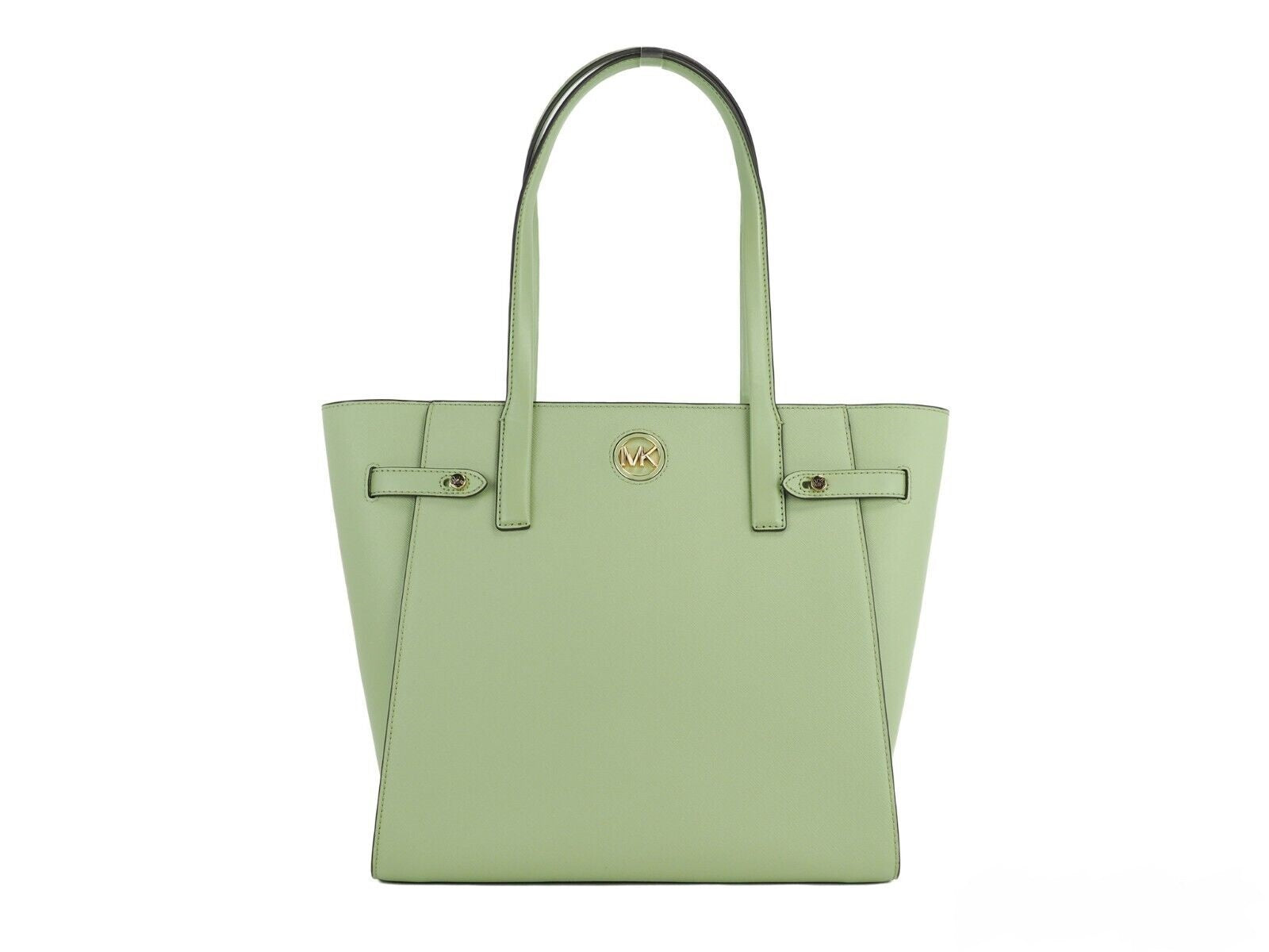 Michael Kors Carmen Large Light Sage Saffiano Leather North South Tote Handbag - Luksuslaukut ja asusteet Michael Kors - Tutustu YVES JAVANNI® 