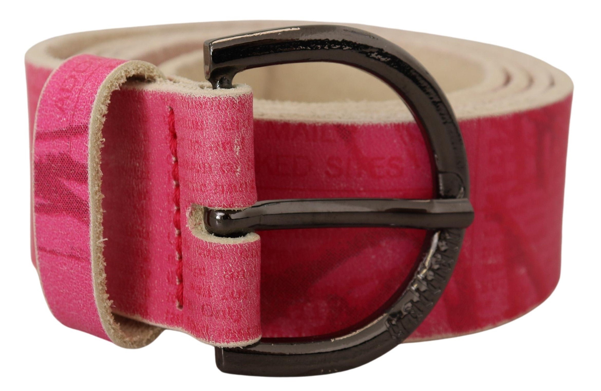 John Galliano Elegant Pink Leather Fashion Belt - Luksuslaukut ja asusteet John Galliano - Tutustu YVES JAVANNI® 