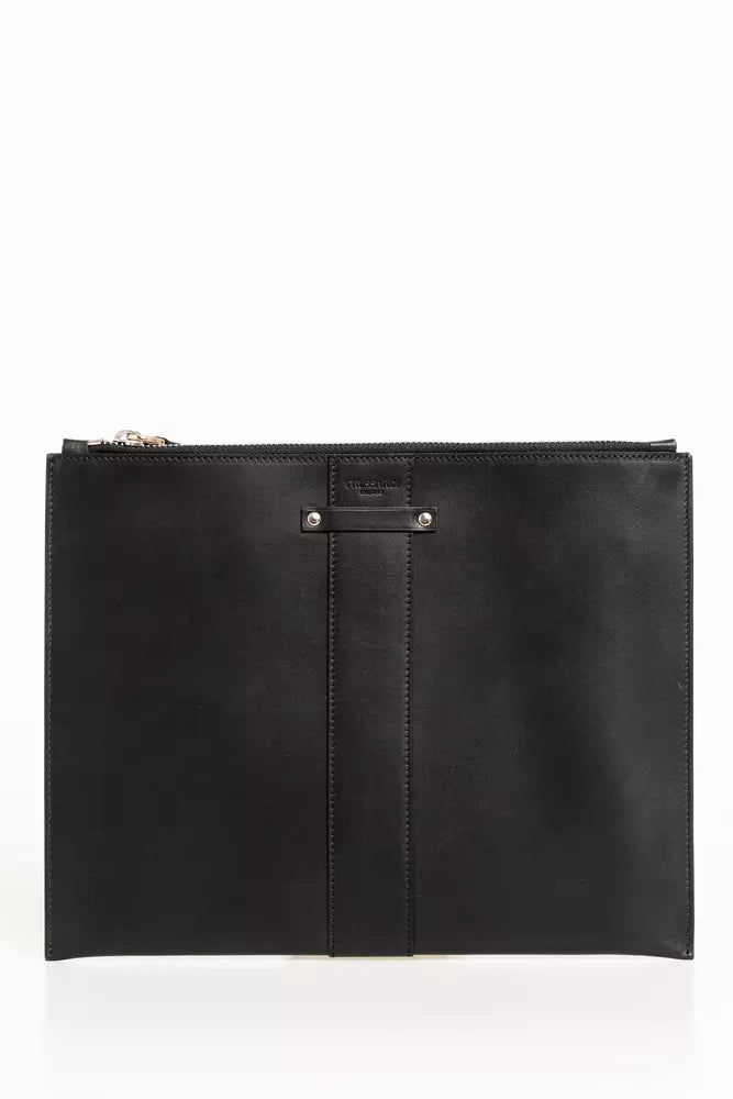 Trussardi Black Leather Men Wallet - Luksusmuotia Trussardi - Tutustu YVES JAVANNI® 