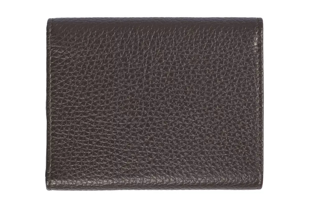 Trussardi Brown Leather Women Wallet - Luksusmuotia Trussardi - Tutustu YVES JAVANNI® 