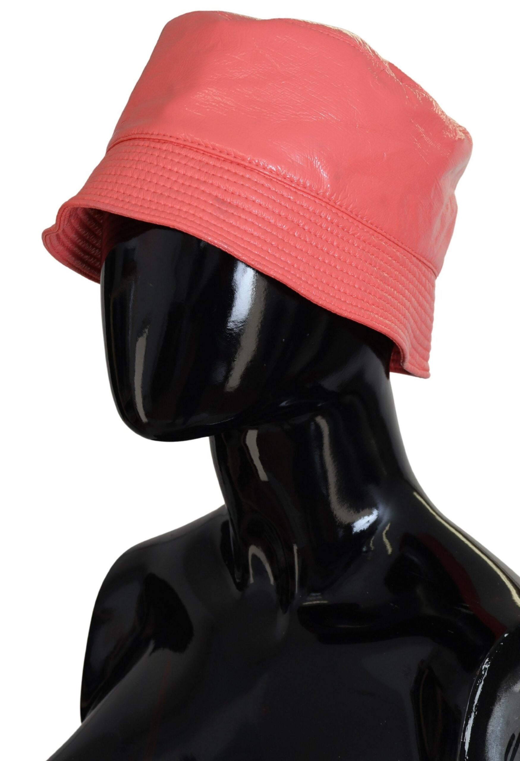 Dolce & Gabbana Elegant Peach Bucket Hat - Summer Chic Essential - Luksusmuotia Dolce & Gabbana - Tutustu YVES JAVANNI® 