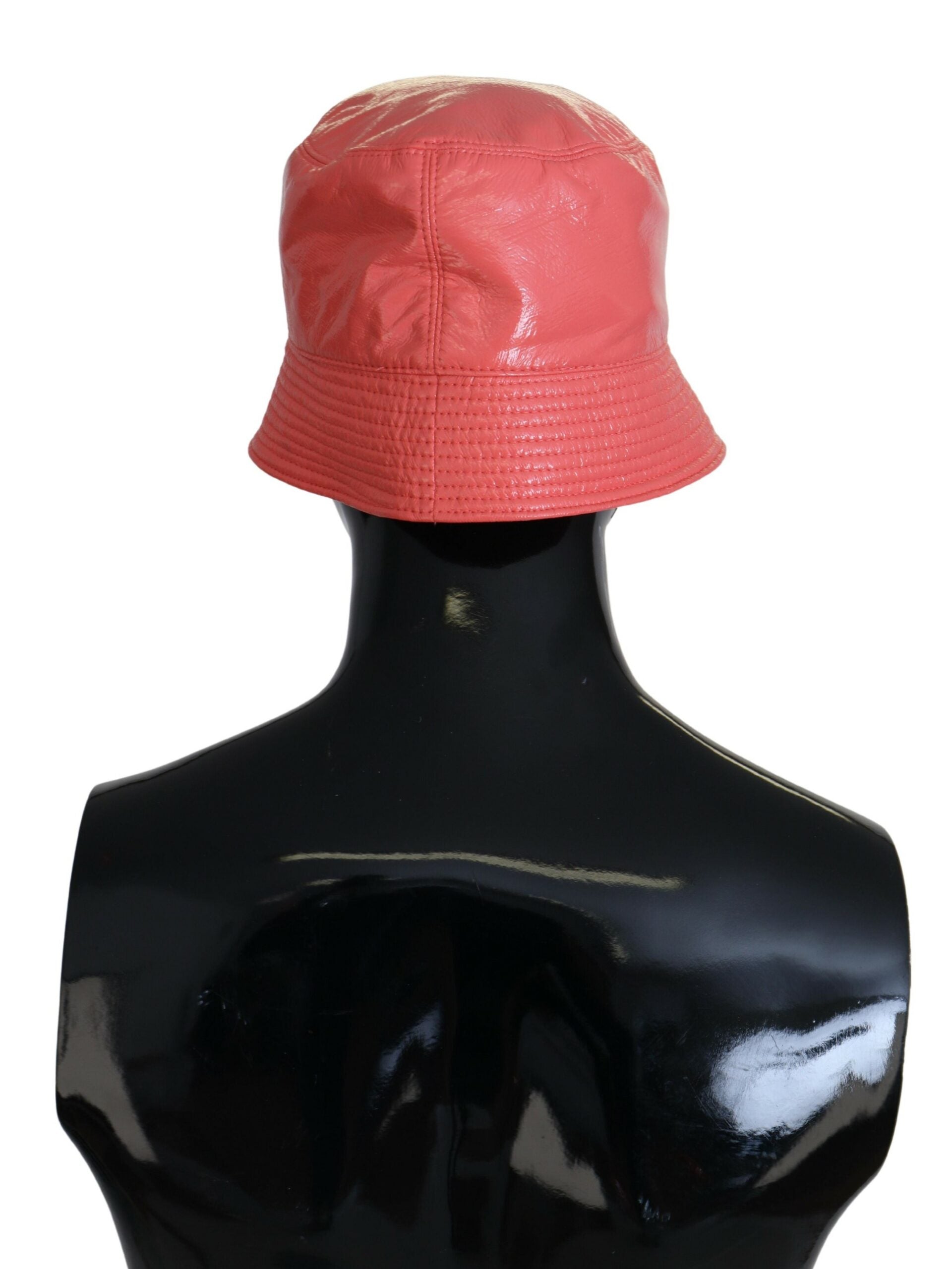 Dolce & Gabbana Elegant Peach Bucket Hat - Summer Chic Essential - Luksusmuotia Dolce & Gabbana - Tutustu YVES JAVANNI® 