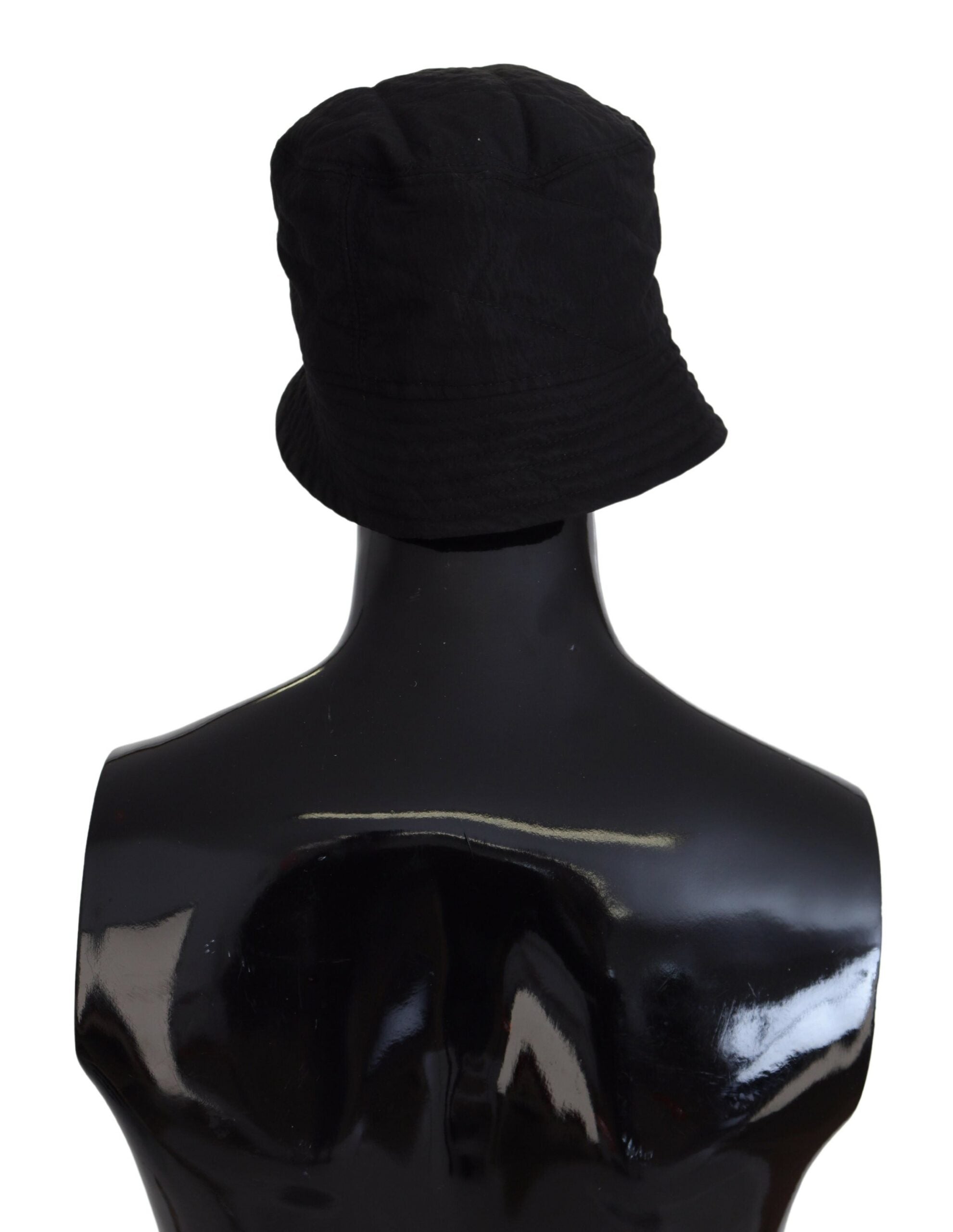 Dolce & Gabbana Elegant Black Bucket Cap - Luksusmuotia Dolce & Gabbana - Tutustu YVES JAVANNI® 